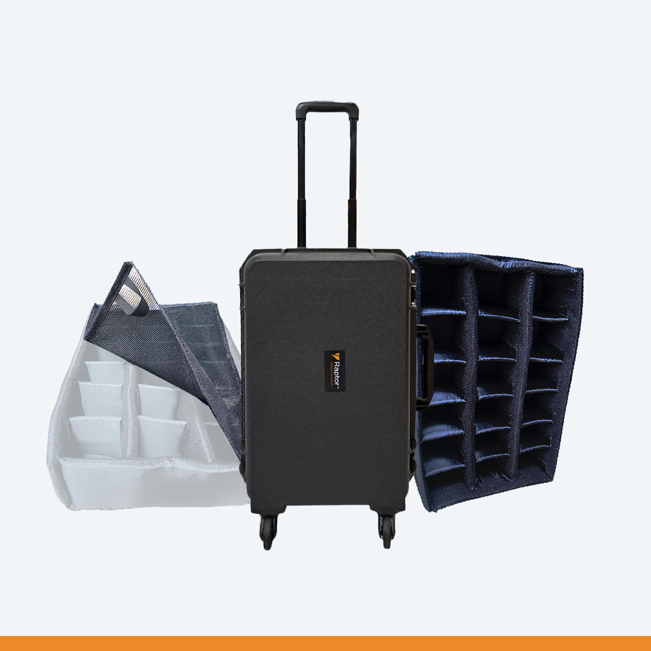 Raptor Case Air Trolley 6500 + Divider + Cover Bundle