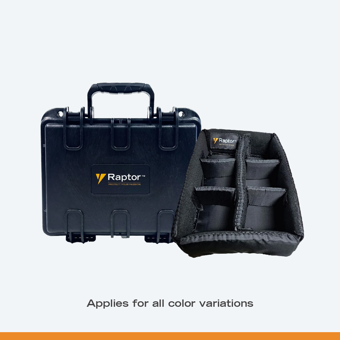 Raptor Case Extreme Hand Carry 350x + Divider Bundle