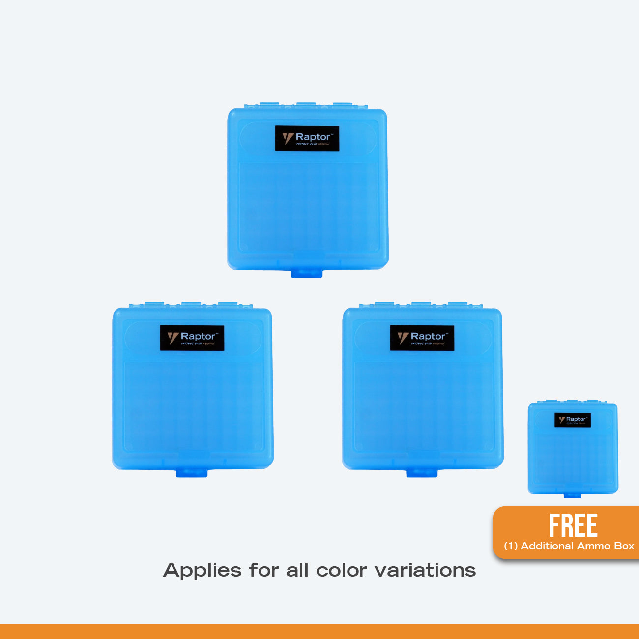 Raptor Case Utility Ammo Box 5.56mm - Buy 3 Get 1 Free Bundle