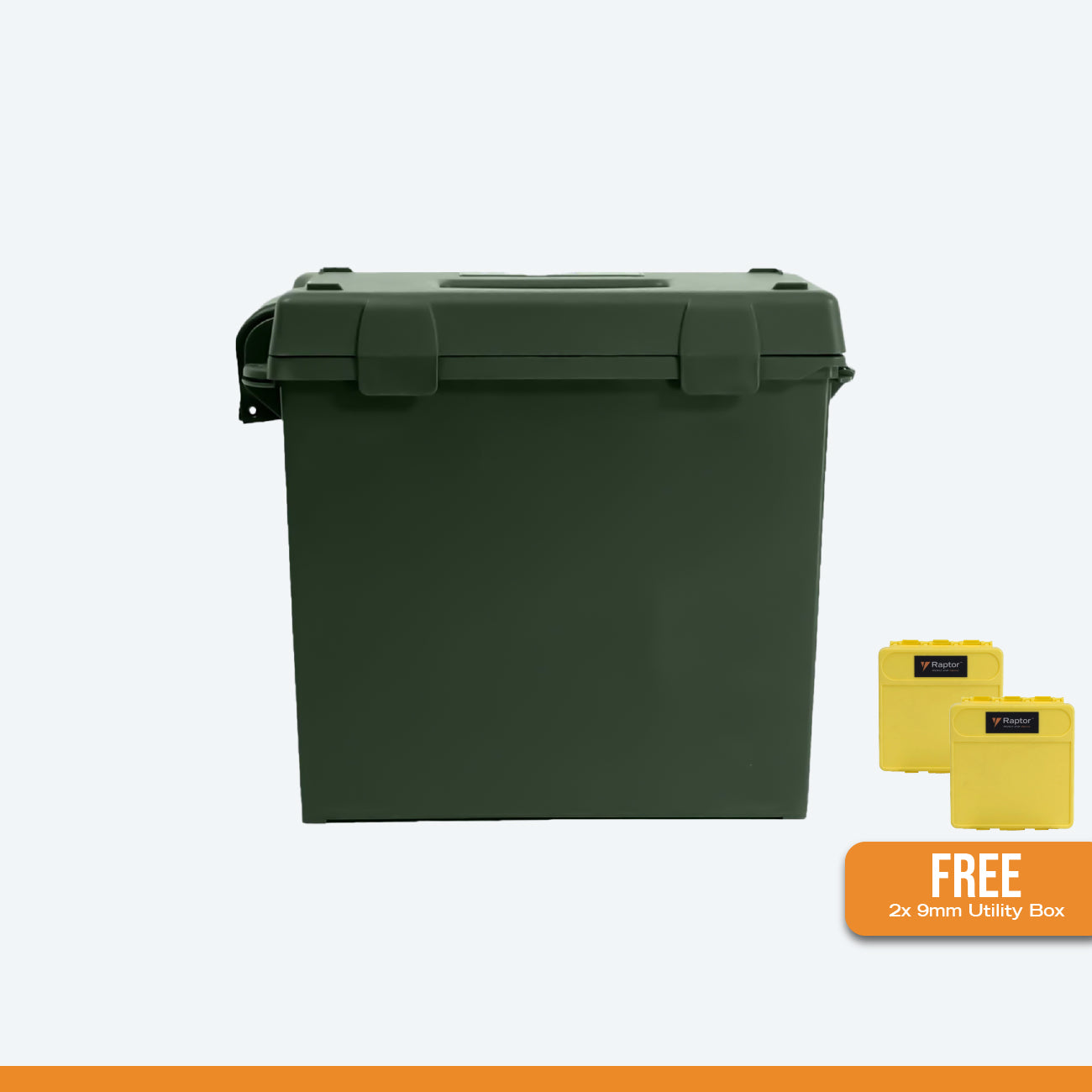 Raptor Case Utility Tool Box 910 + 9mm Ammo Box