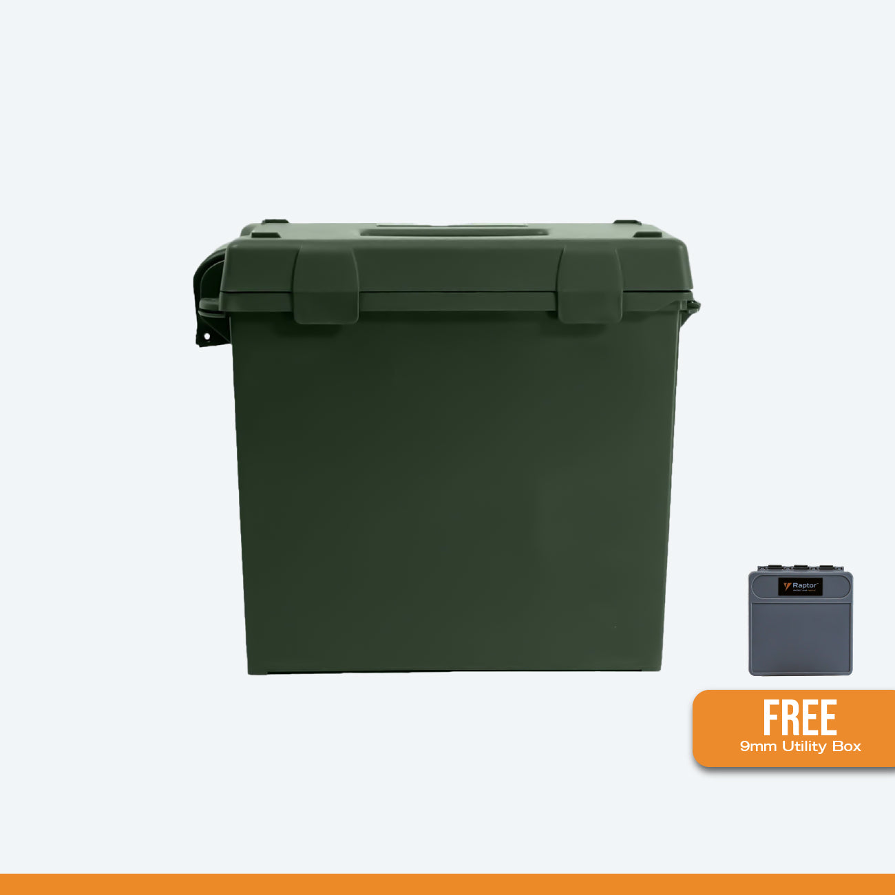 Raptor Case Utility Tool Box 910 + 9mm Ammo Box