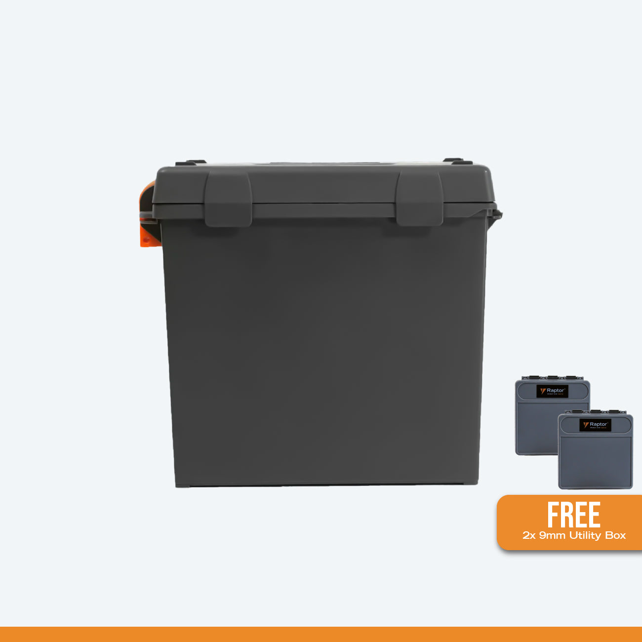 Raptor Case Utility Tool Box 910 + 9mm Ammo Box