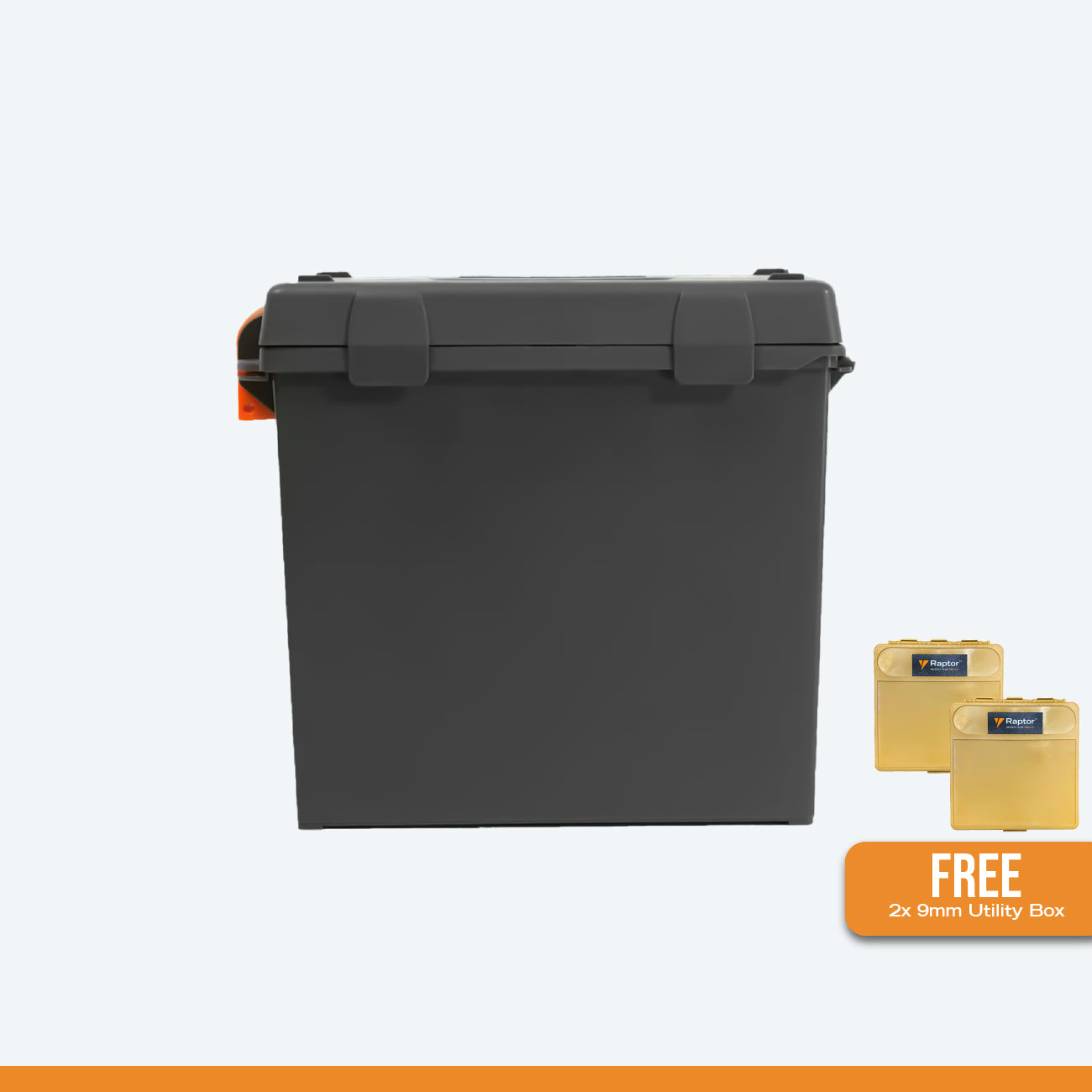 Raptor Case Utility Tool Box 910 + 9mm Ammo Box