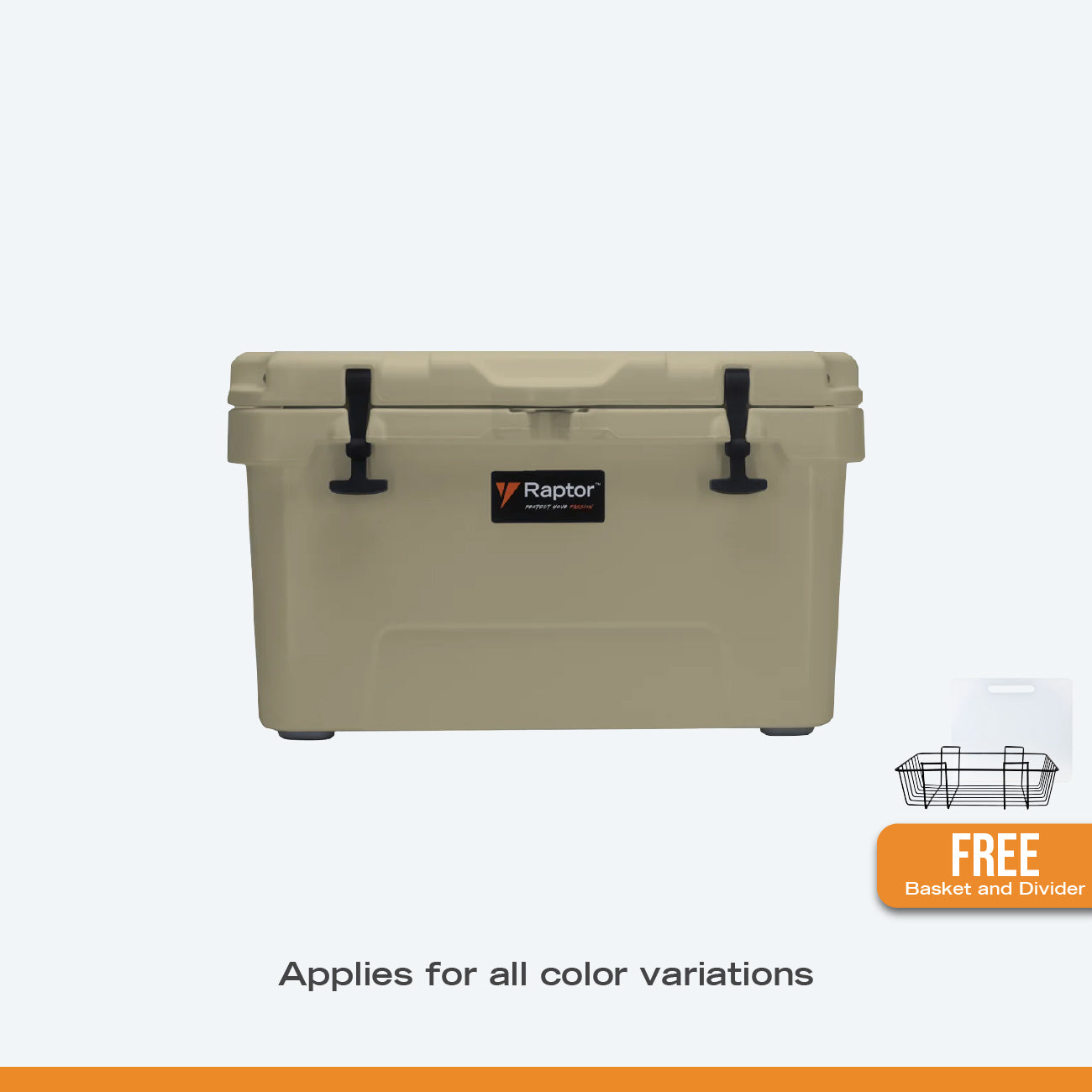 Raptor Cooler Polar 45 + Free Basket and Divider Bundle