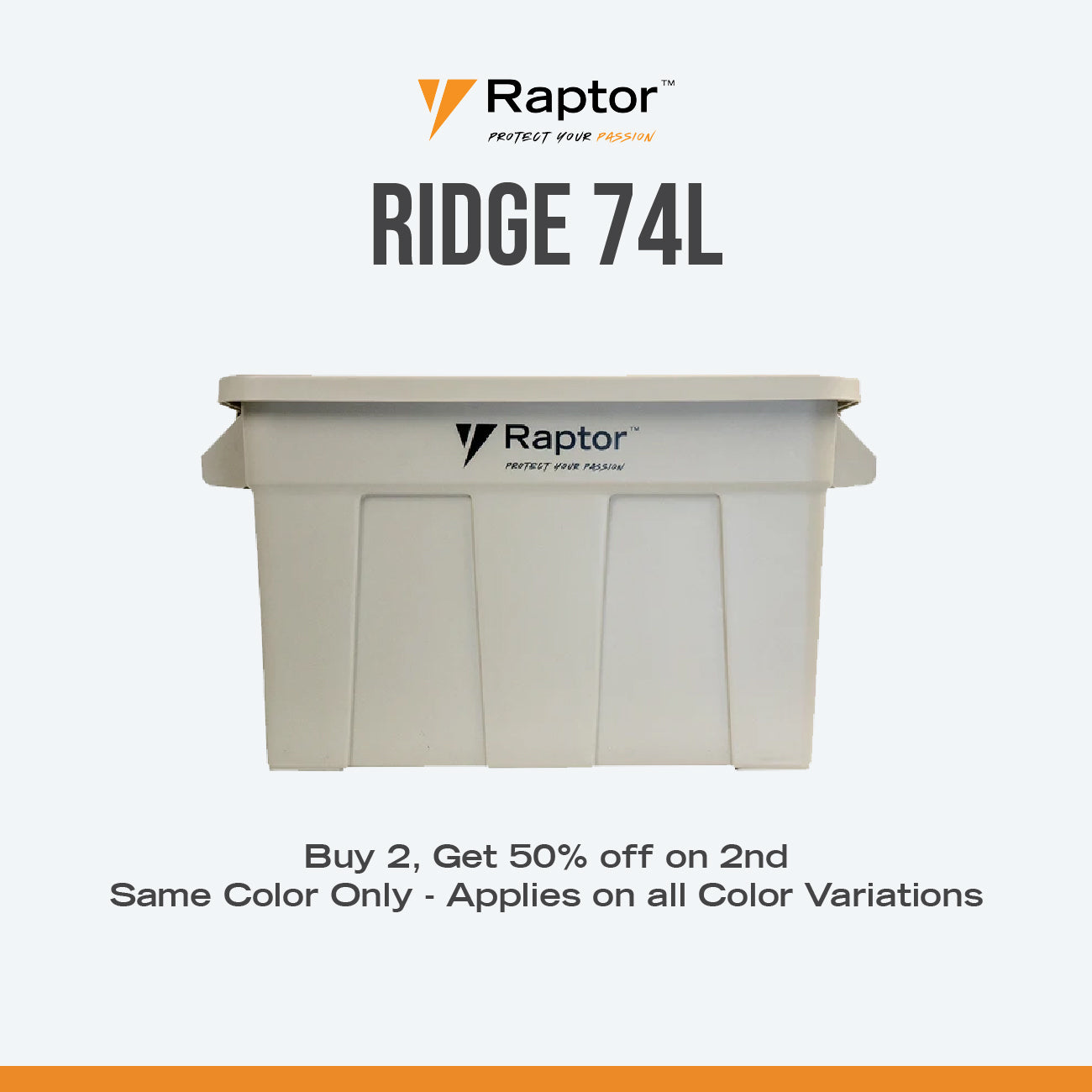 Raptor Storage Ridge Box 74 Buy 2, Get 50% off on 2nd Ridge Box | Raptor PH
