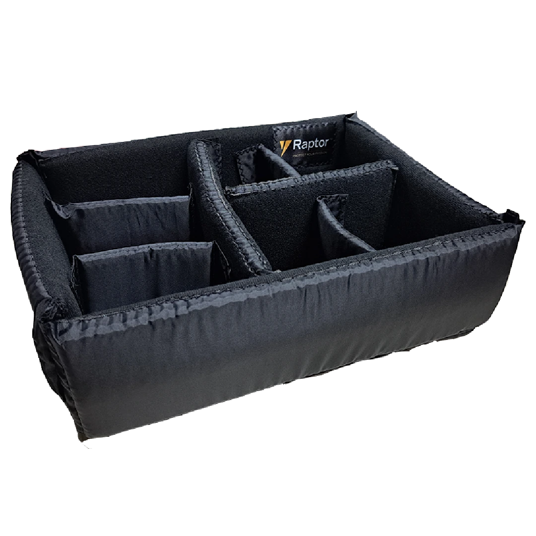 Black Accesories for Raptor Hard Cases with divider