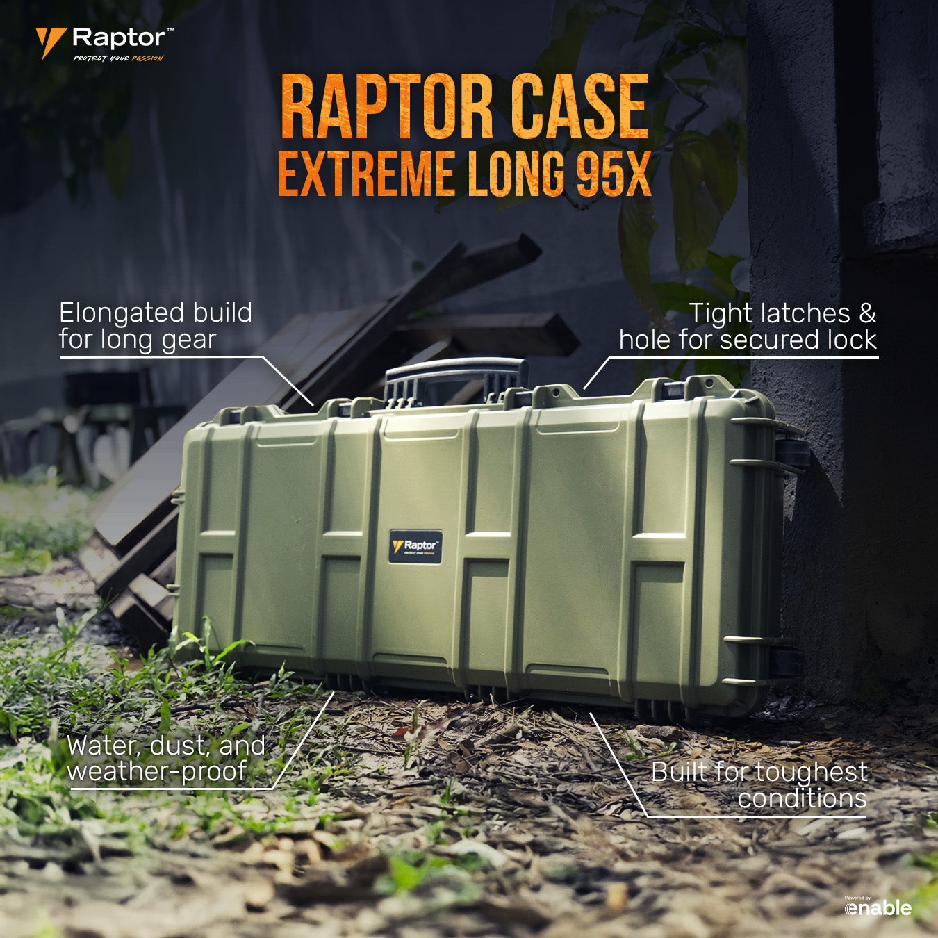 Raptor Case Extreme Long 95x