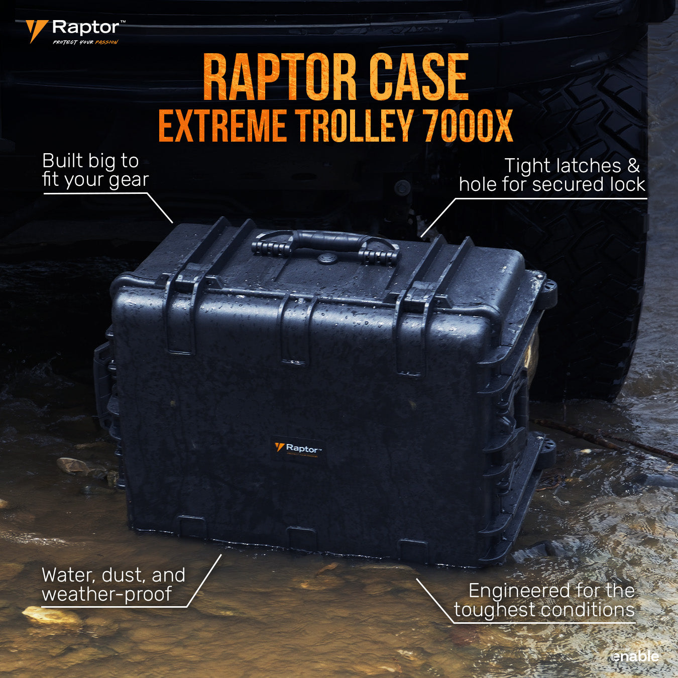 Raptor Case Extreme Trolley 7000x
