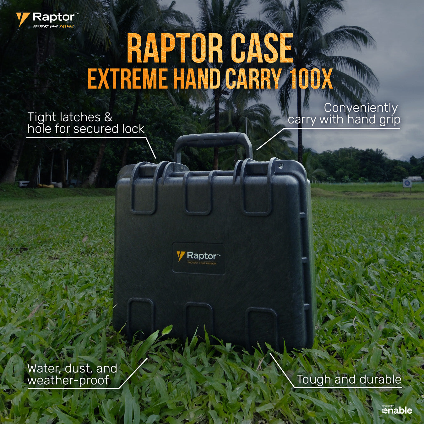 Raptor Case Extreme Hand Carry 100x