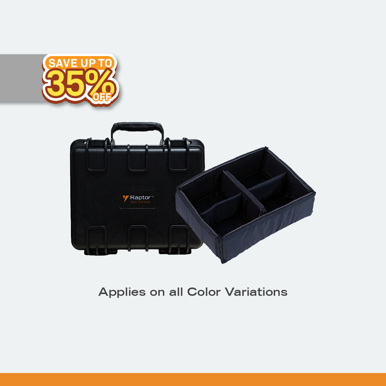 Raptor Case Extreme Hand Carry 300x  + Divider Bundle