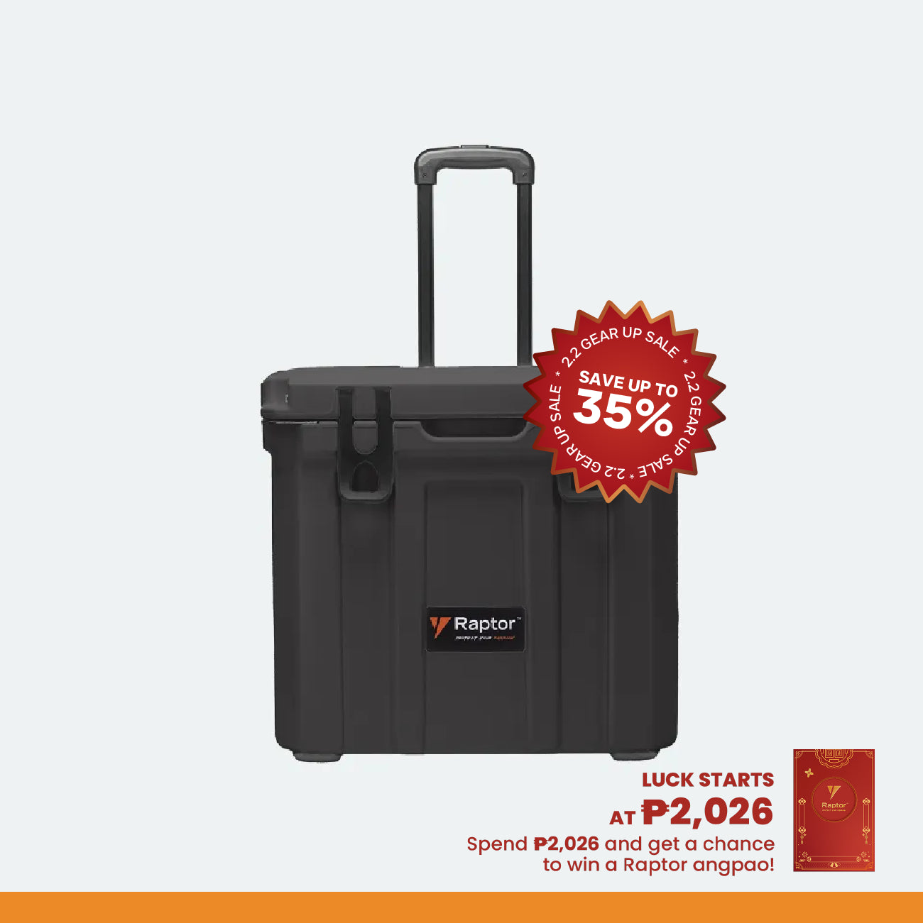 Raptor Cooler Arctic Trolley 35T