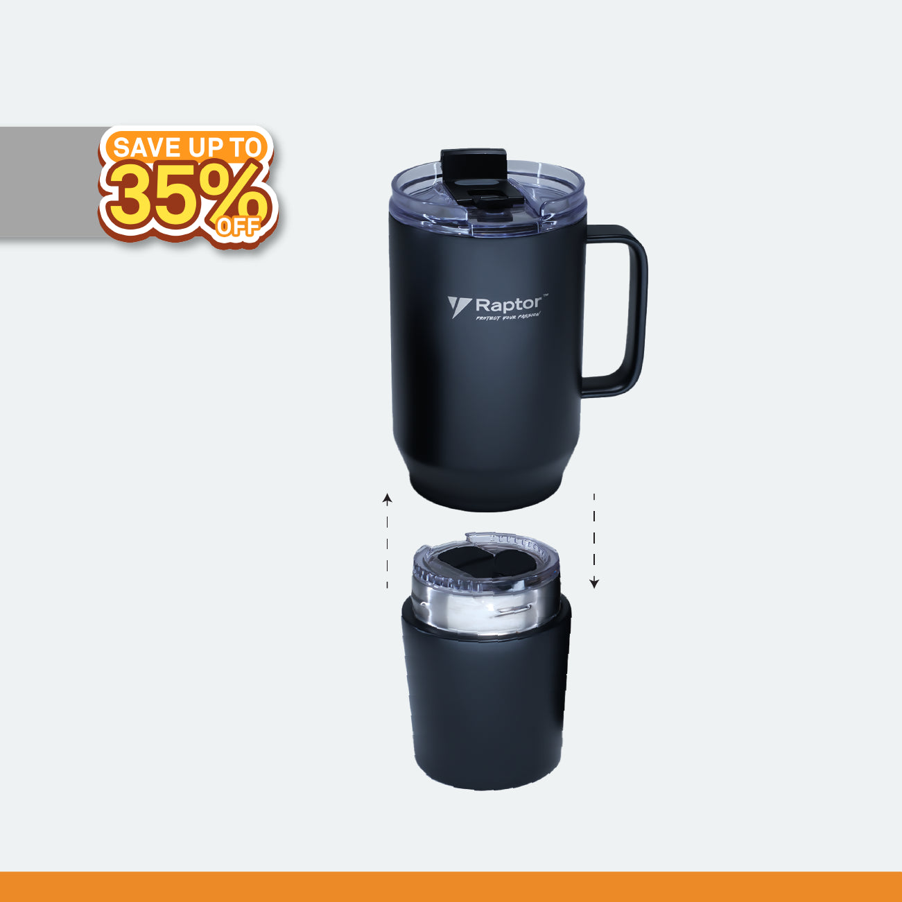 Raptor Drinkware Fusion Tumbler 28 oz