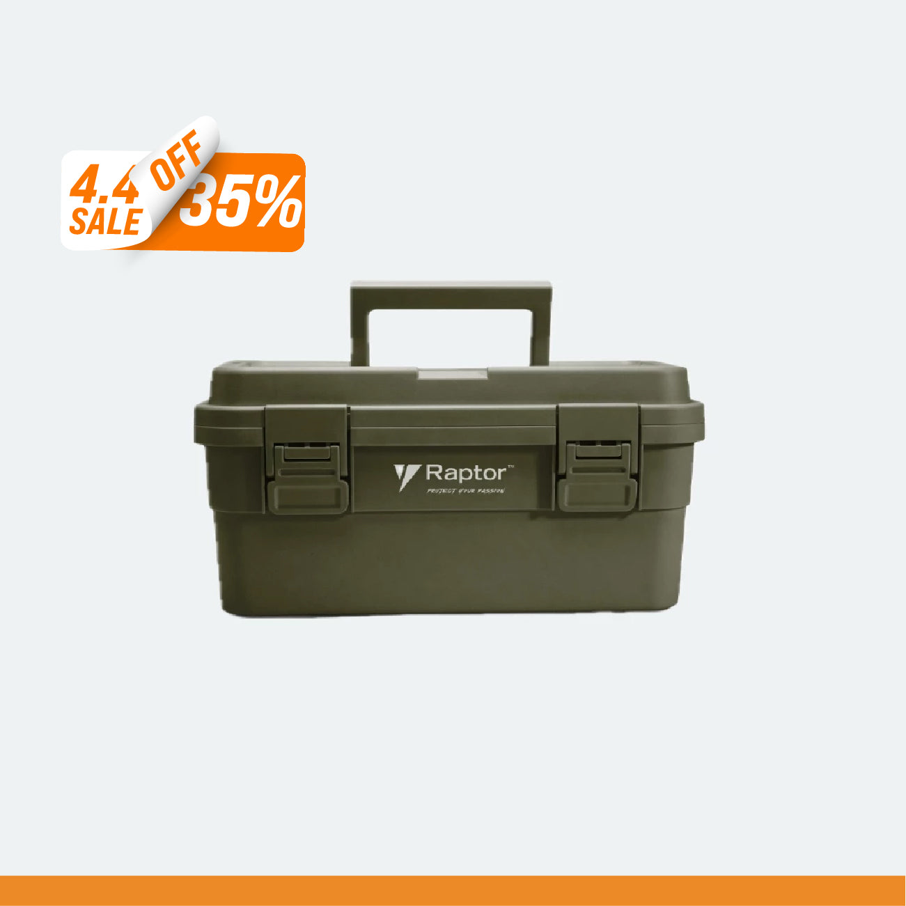 Raptor Case Utility 6.5L Stackable Tool box