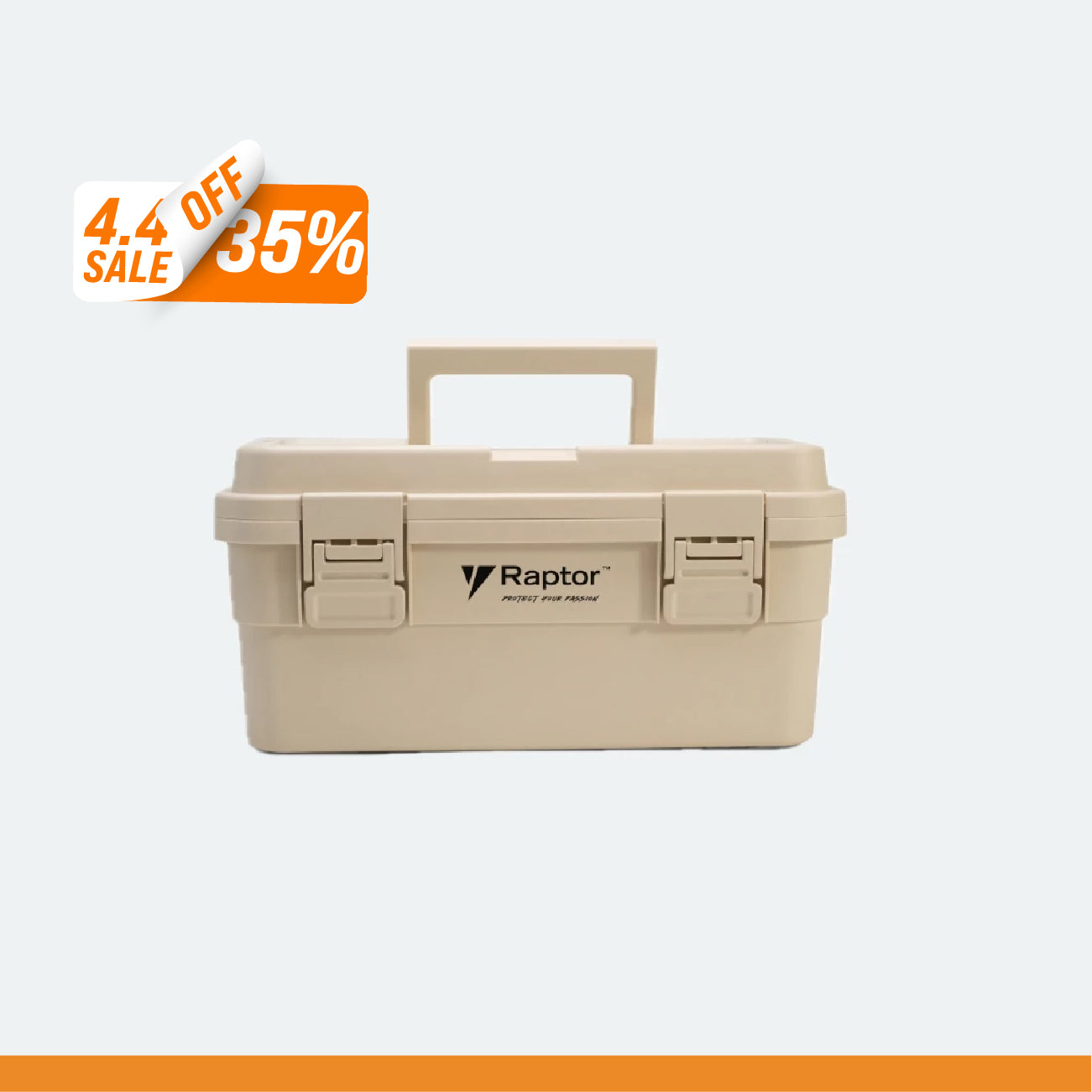 Raptor Case Utility 6.5L Stackable Tool box