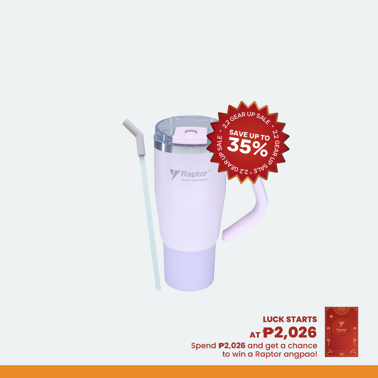 Raptor Drinkware Twist Tumbler 32 oz