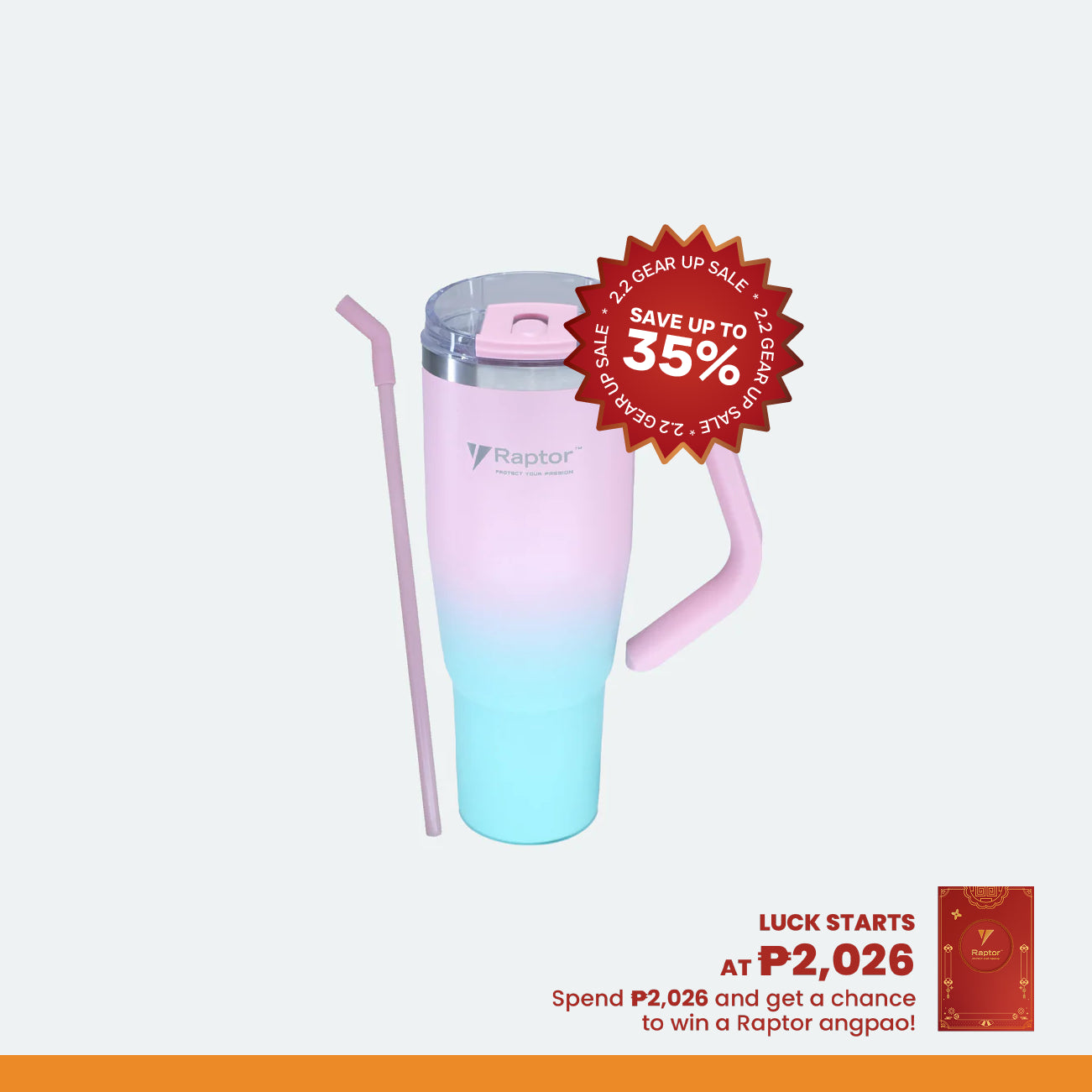 Raptor Drinkware Twist Tumbler 40 oz