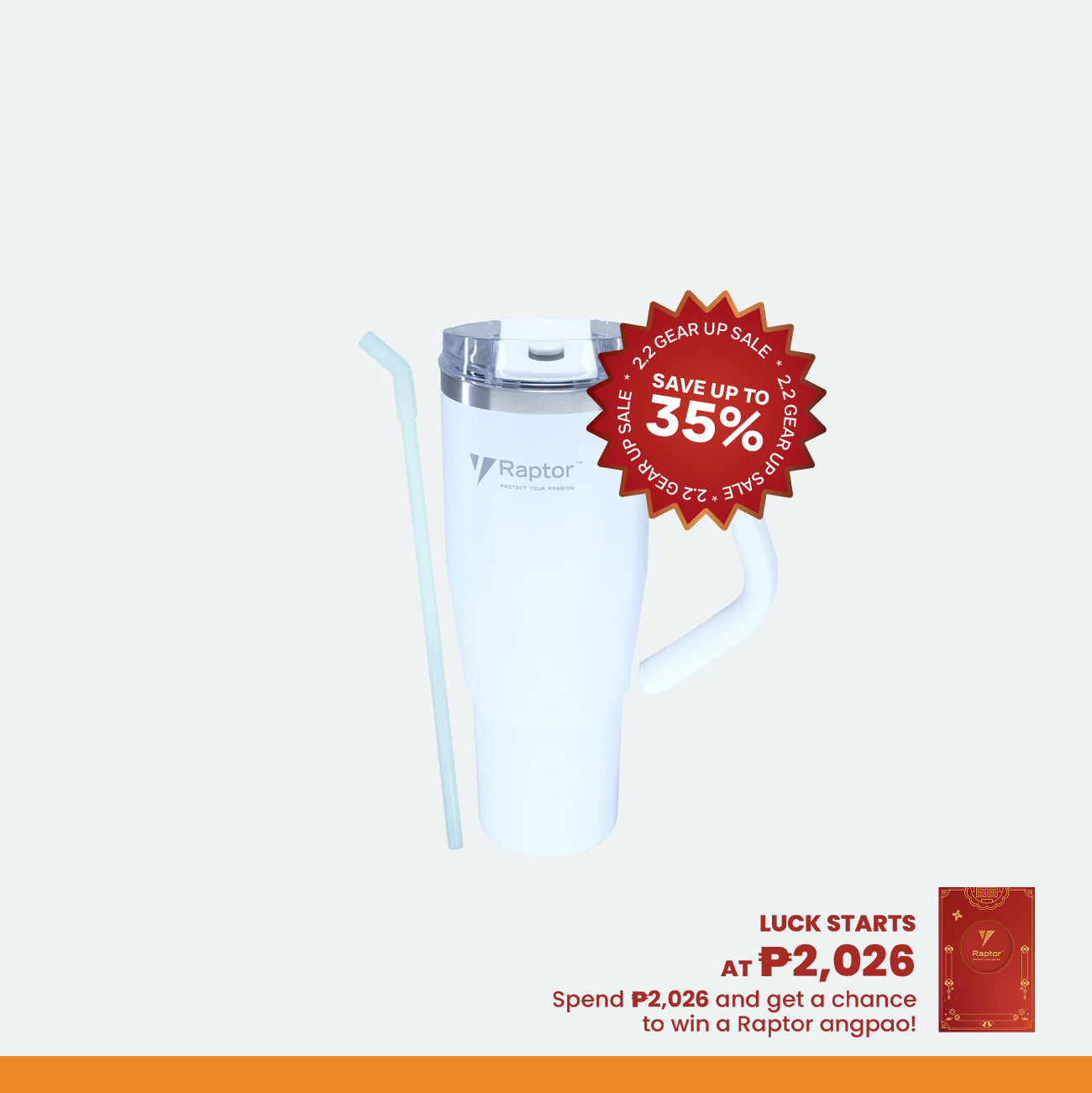 Raptor Drinkware Twist Tumbler 40 oz