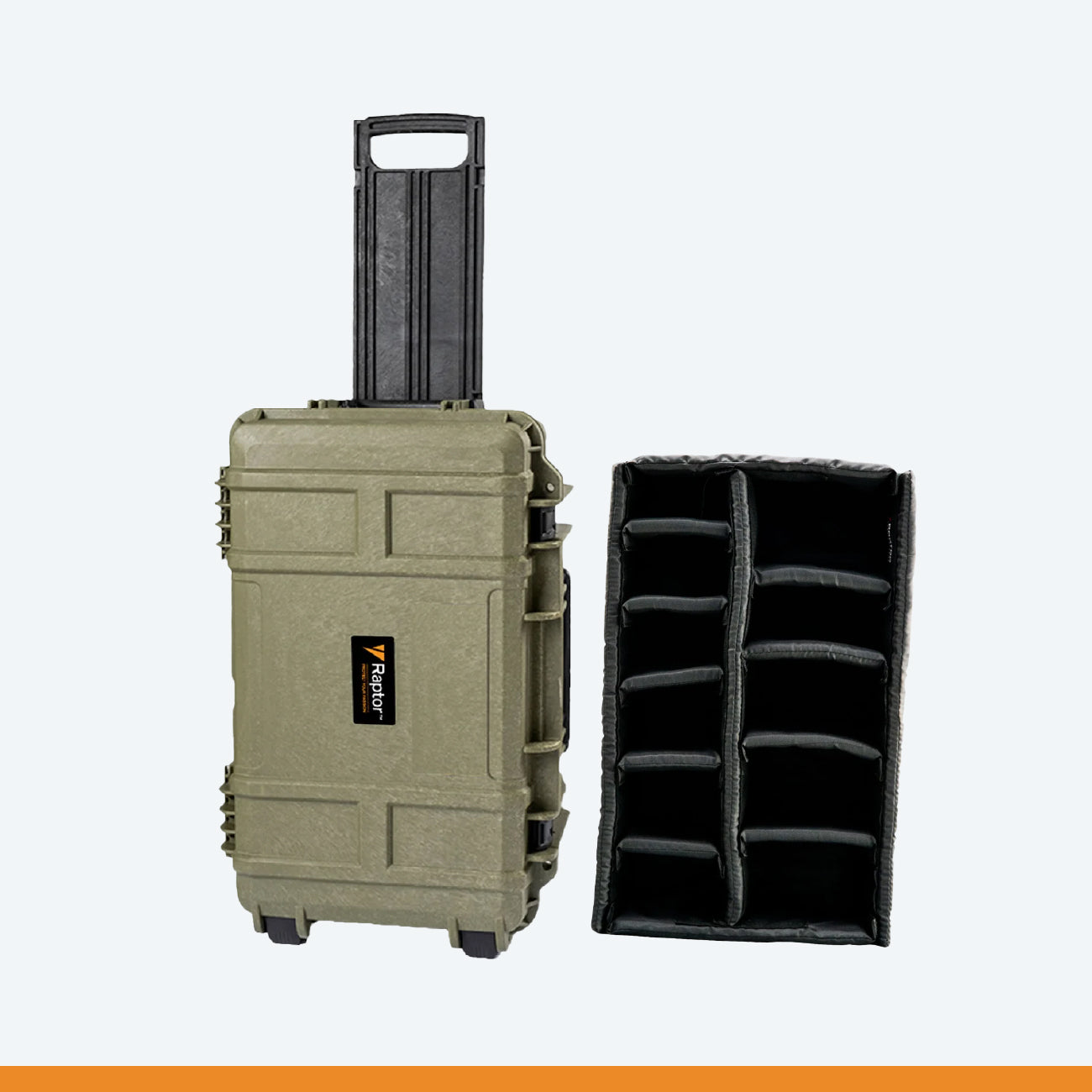 Raptor Case Air Trolley 6000 + Divider Bundle