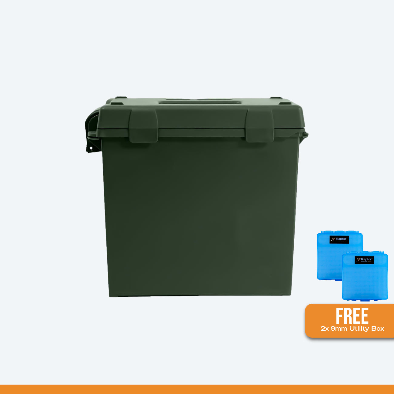 Raptor Case Utility Tool Box 910 + 9mm Ammo Box