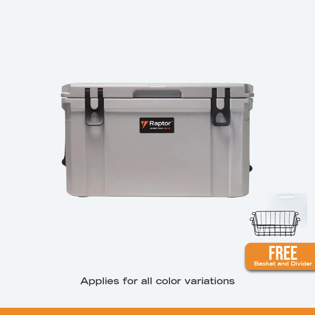 Raptor Cooler Arctic 45 + Free Basket and Divider Bundle