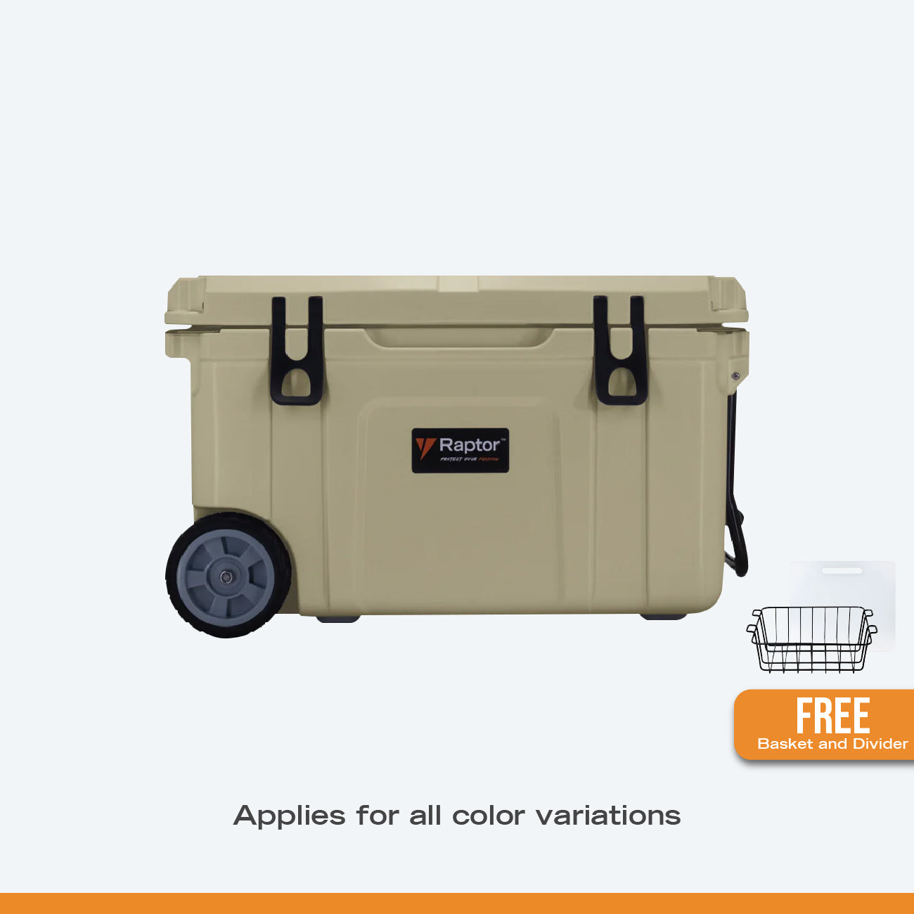 Raptor Cooler Arctic 55T + Free Basket and Divider Bundle