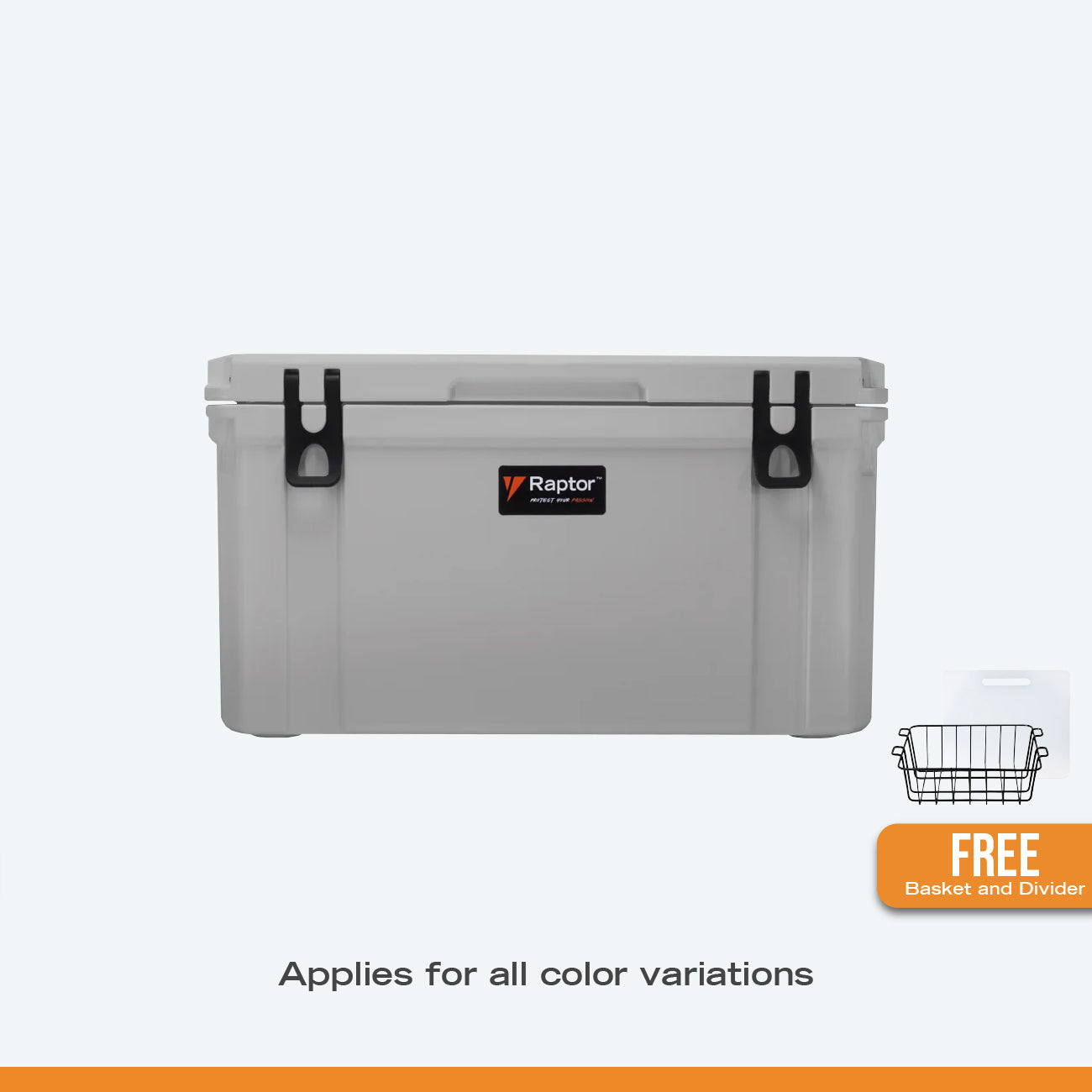 Raptor Cooler Arctic 75 + Free Basket and Divider