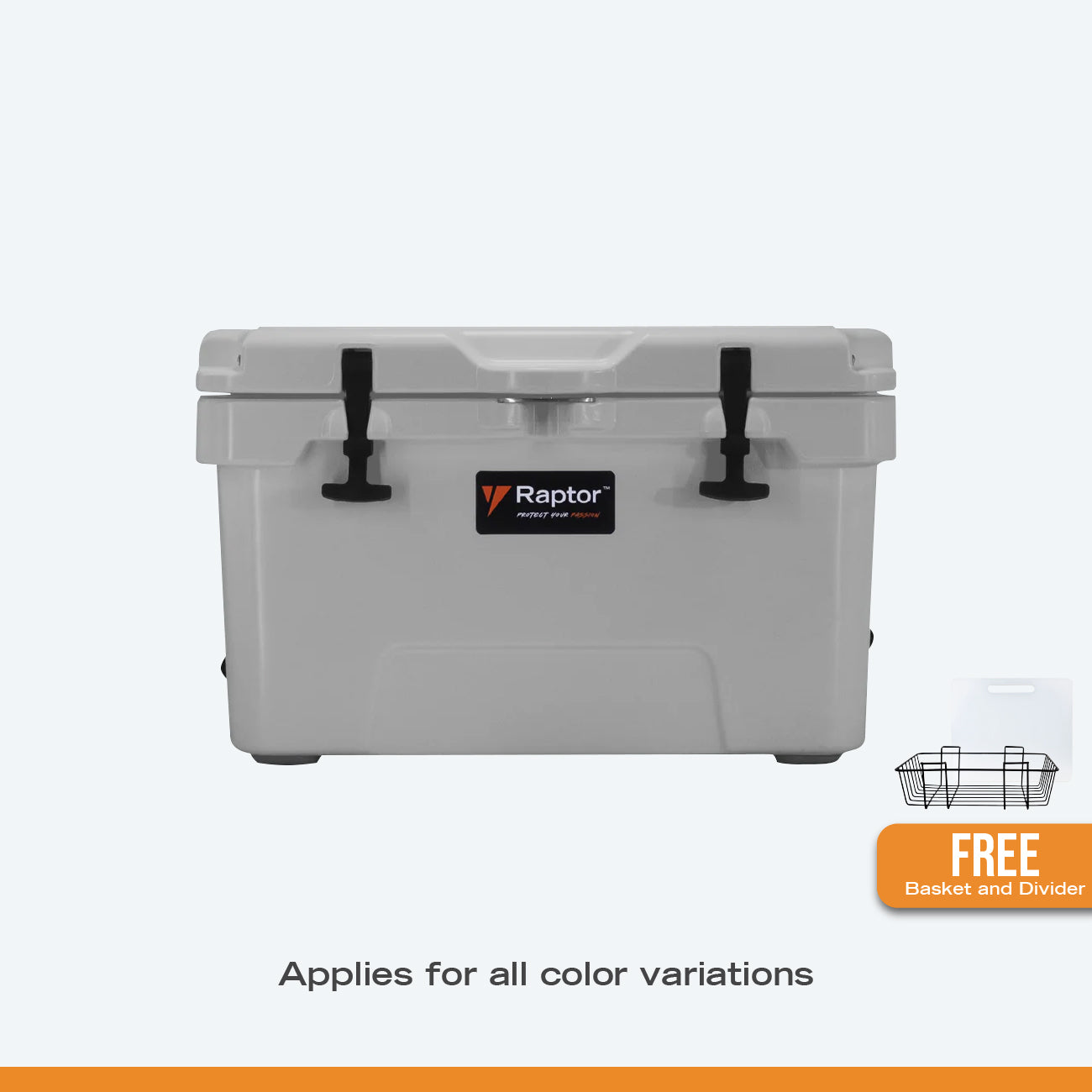Raptor Cooler Polar 35 + Free Basket and Divider Bundle