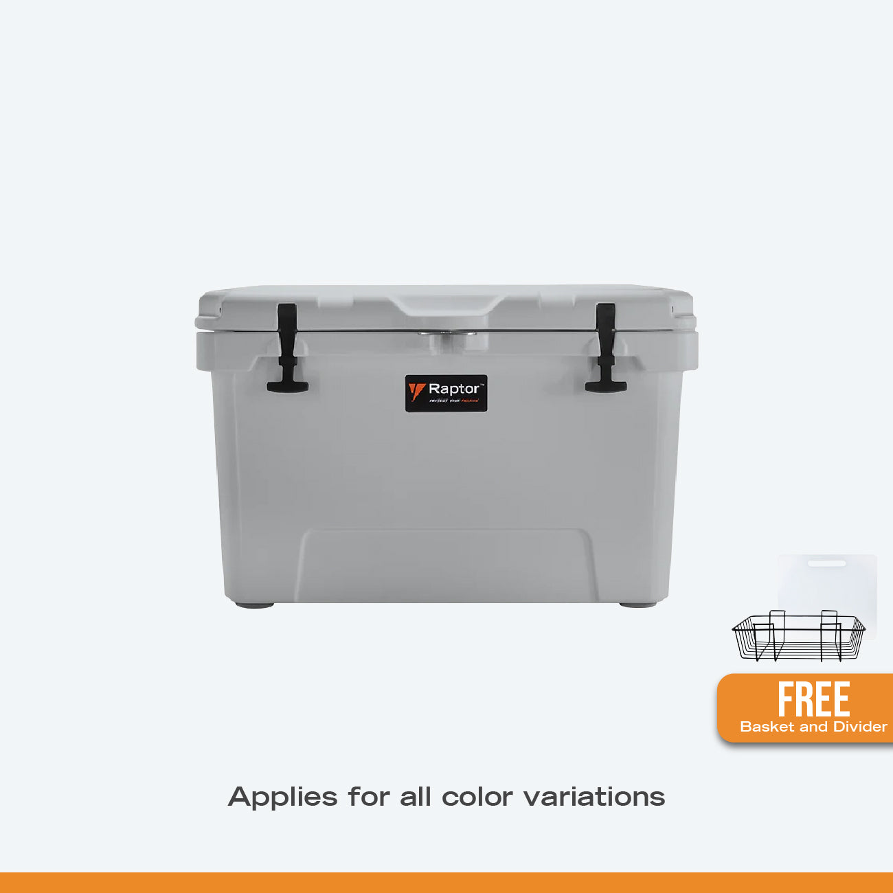 Raptor Cooler Polar 75 + Free Basket and Divider Bundle