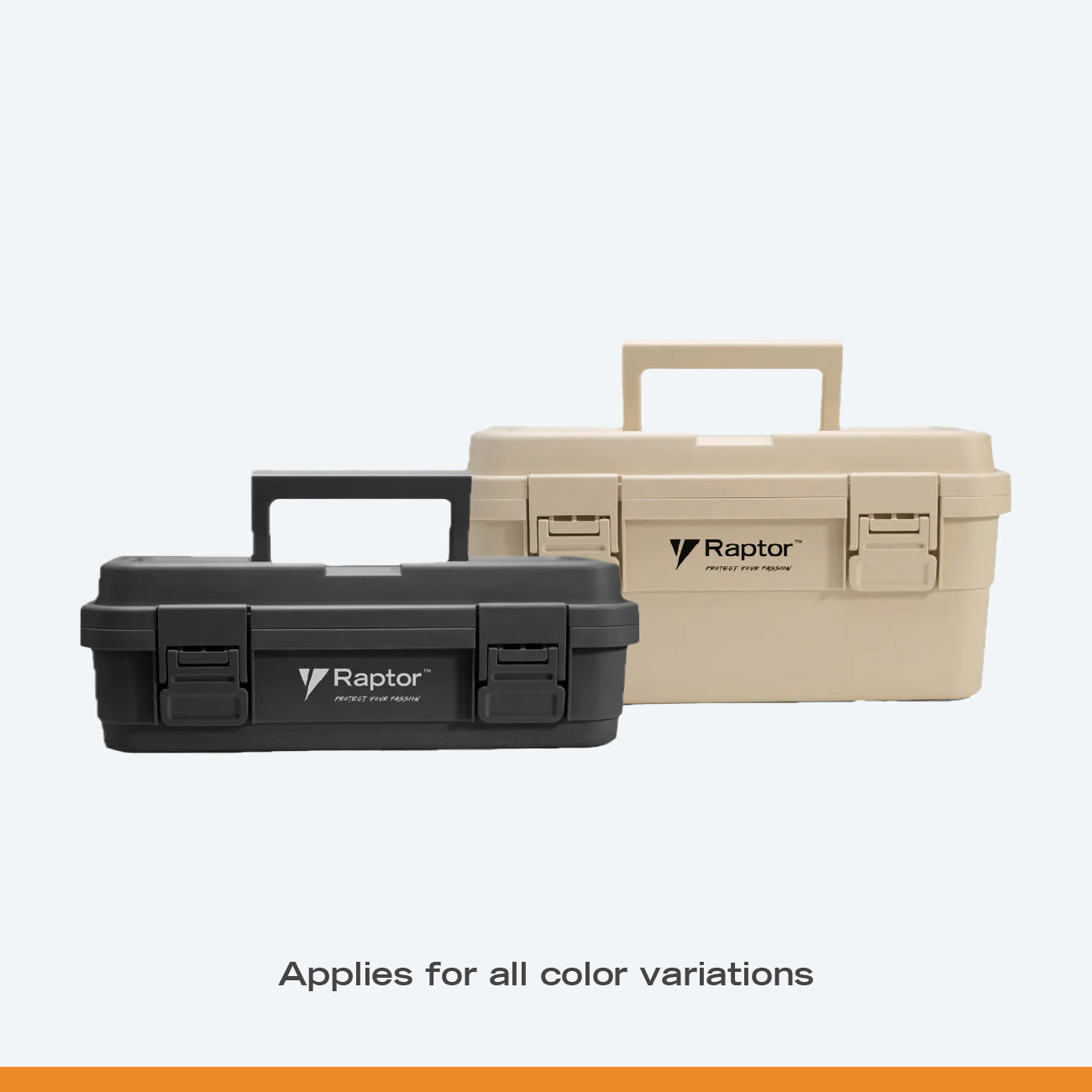 Raptor Case Utility Stackable Tool box 4.5L + 6.5L Bundle