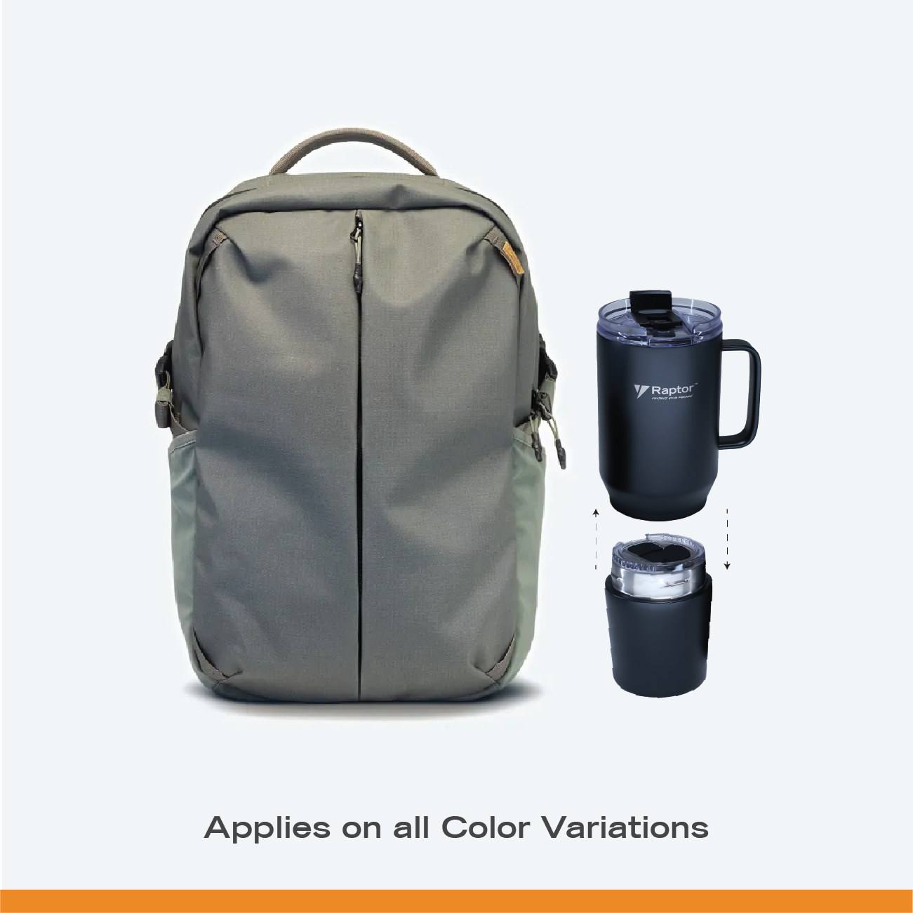 Back To School Bundle Raptor Scout Nomad Sage + Fusion 28oz | Raptor PH
