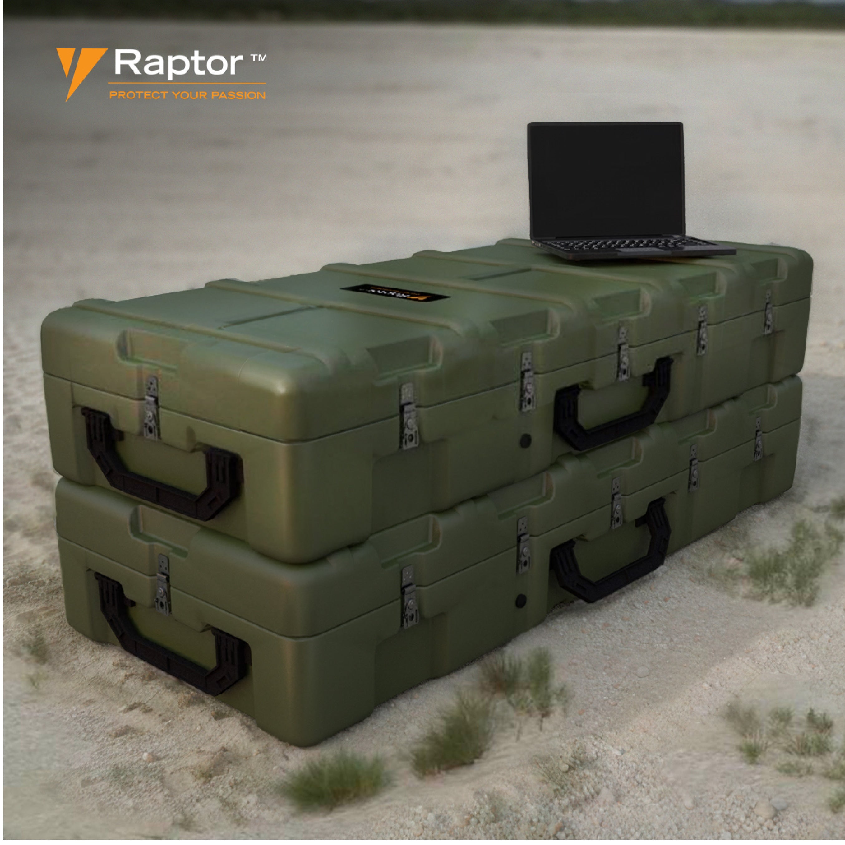 Raptor Atlas Rotomold Case 267L (Army Green)