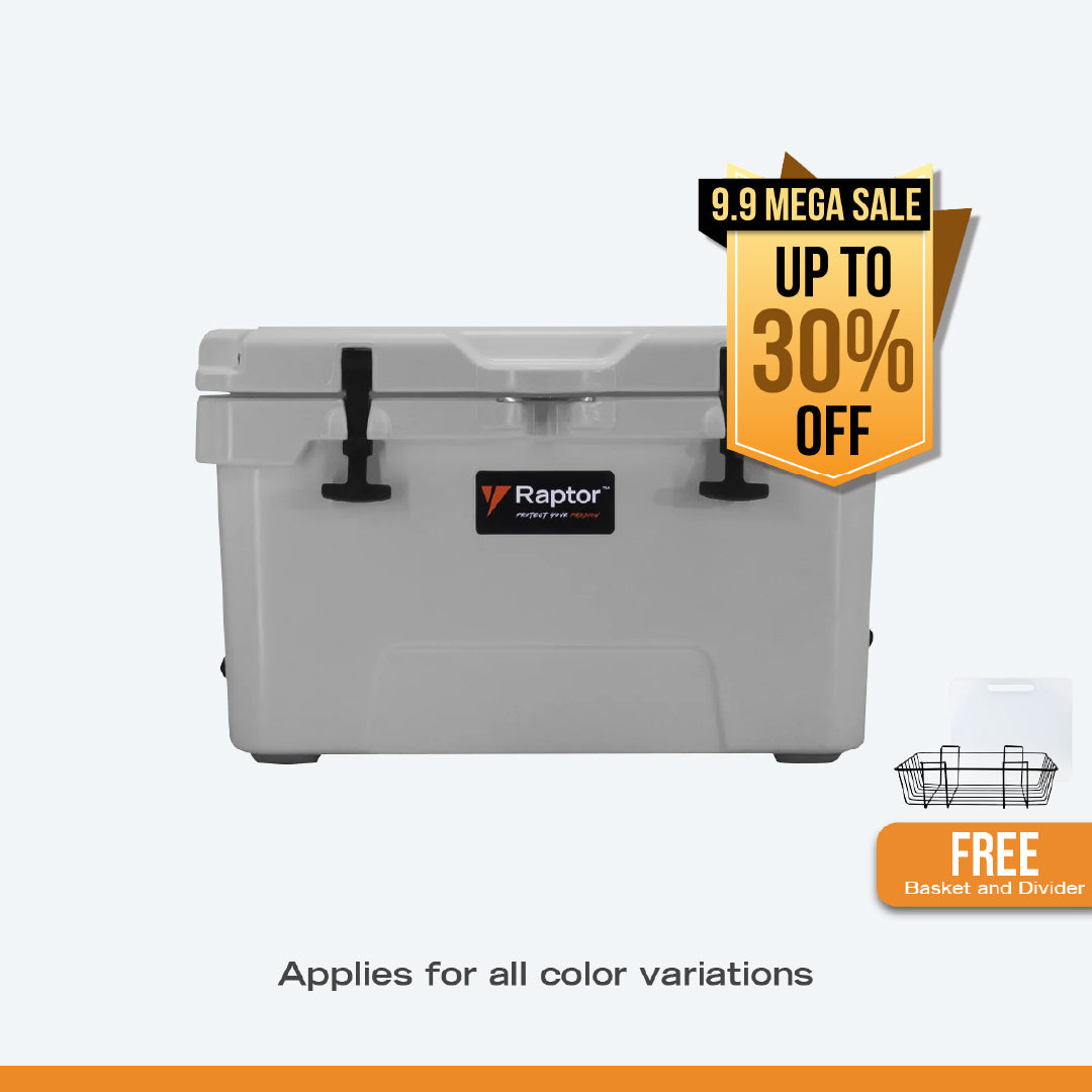 Raptor Cooler Polar 35 + Free Basket and Divider Bundle