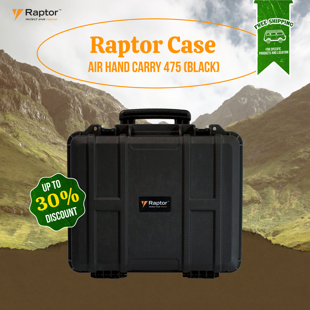 Raptor Case Air Hand Carry 475