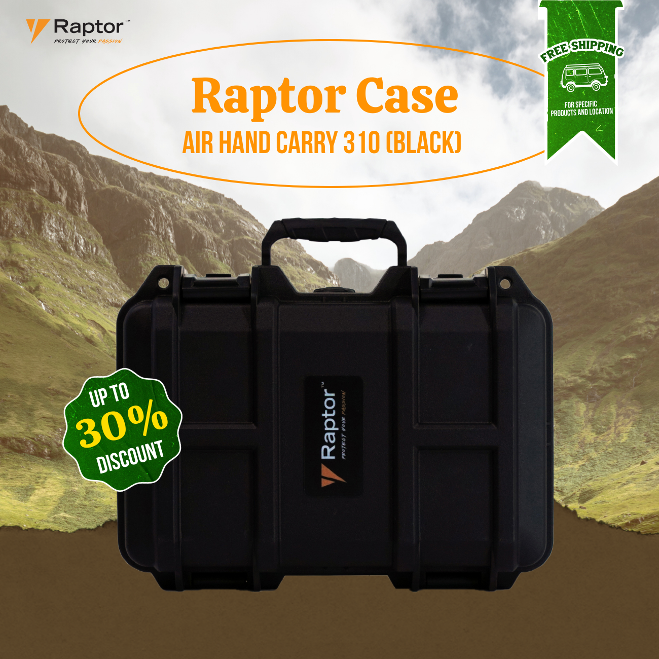 Raptor Case Air Hand Carry 310