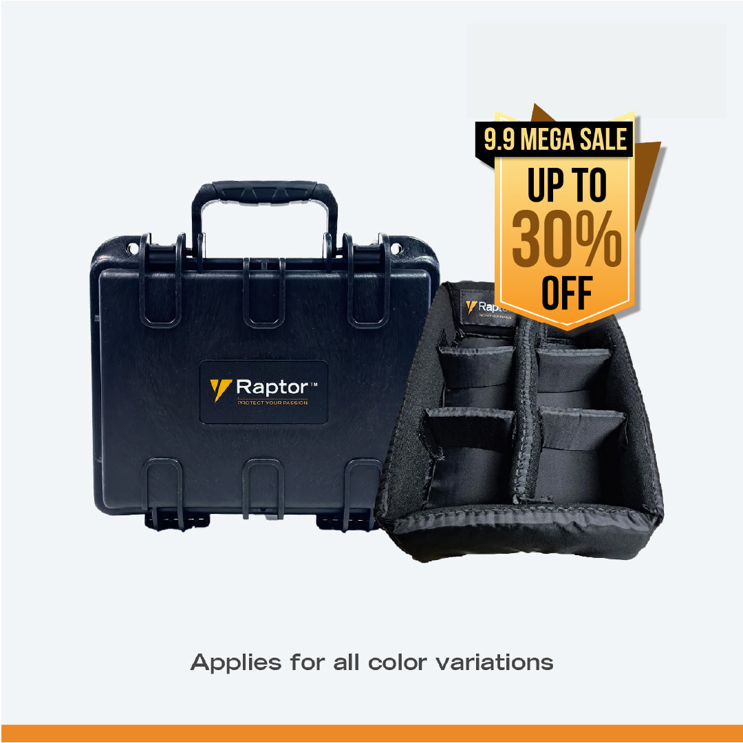 Raptor Case Extreme Hand Carry 350x + Divider Bundle
