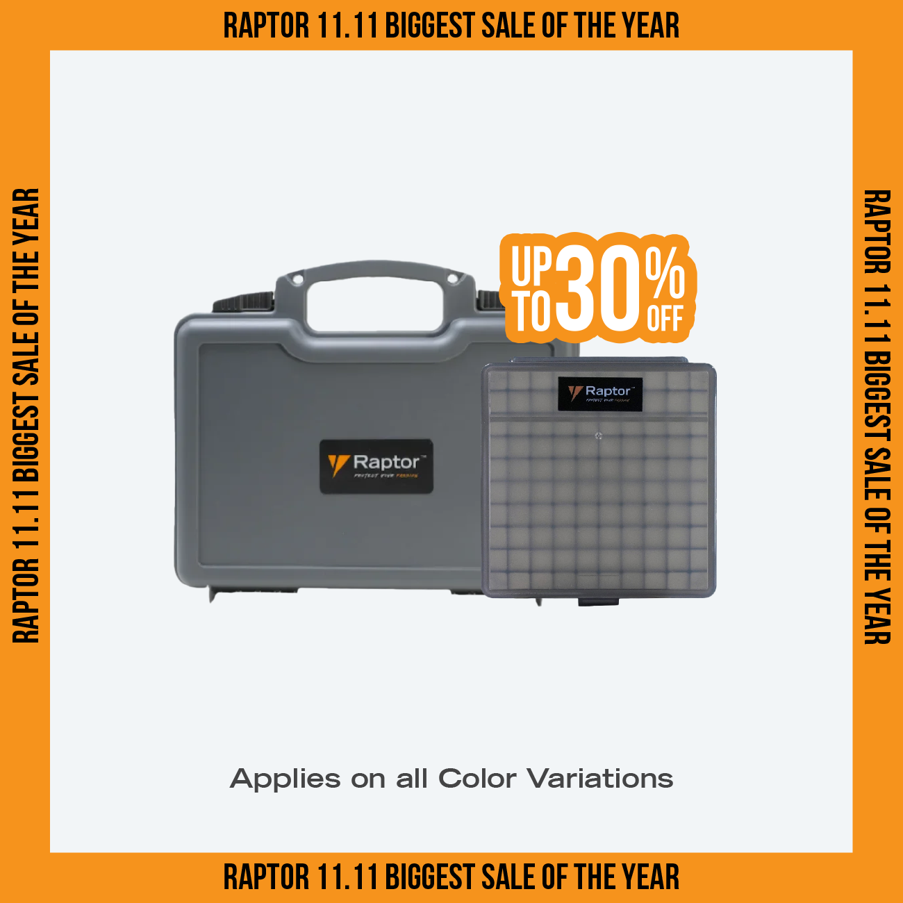 Raptor Case Lite Hand Carry 308  + 45acp Ammo Box Bundle