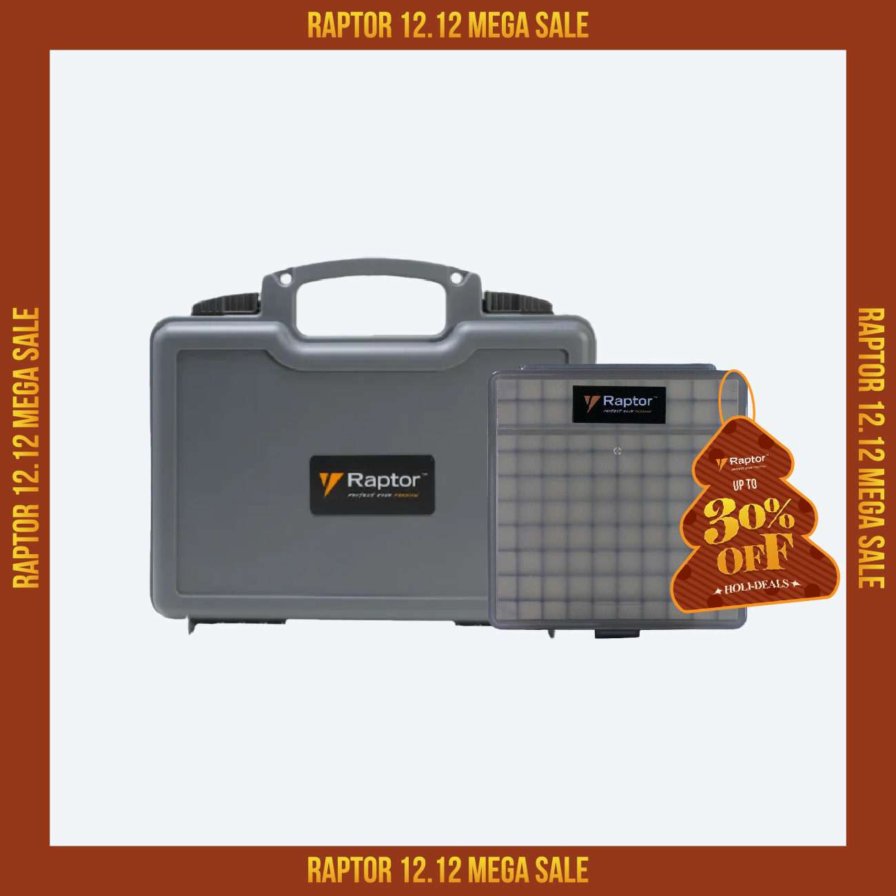 Raptor Case Lite Hand Carry 308  + 45acp Ammo Box Bundle