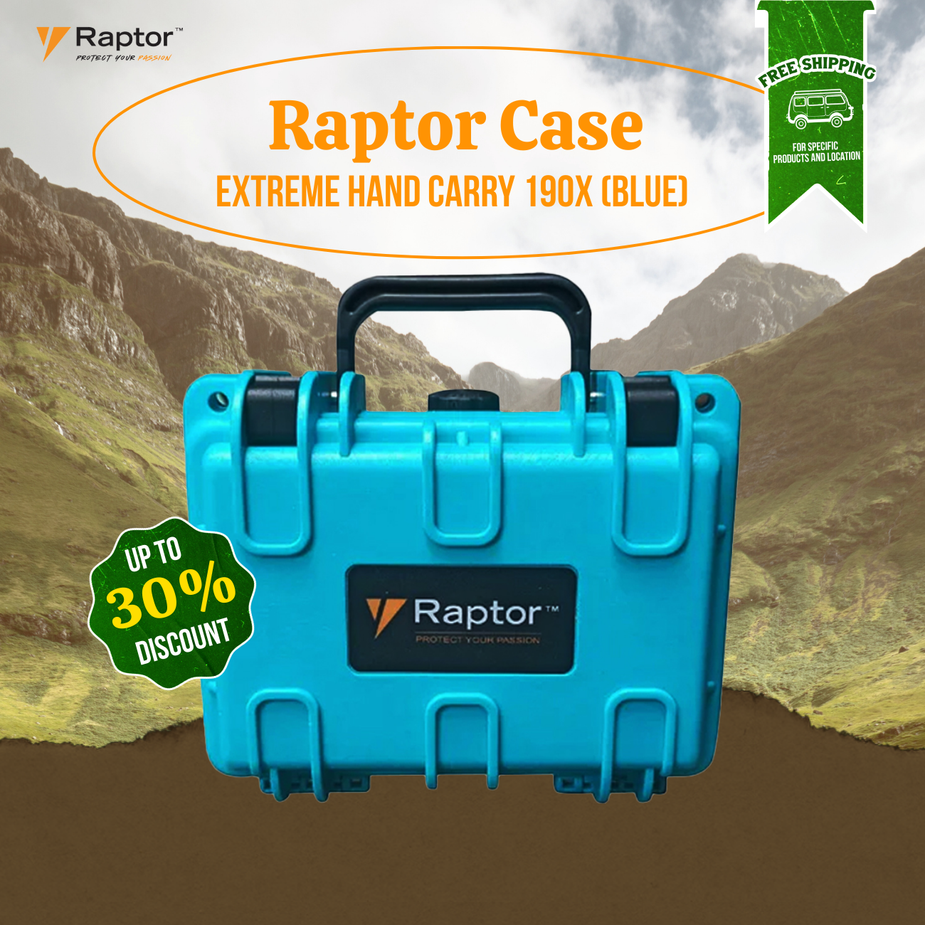 Raptor Case Extreme Hand Carry 190x