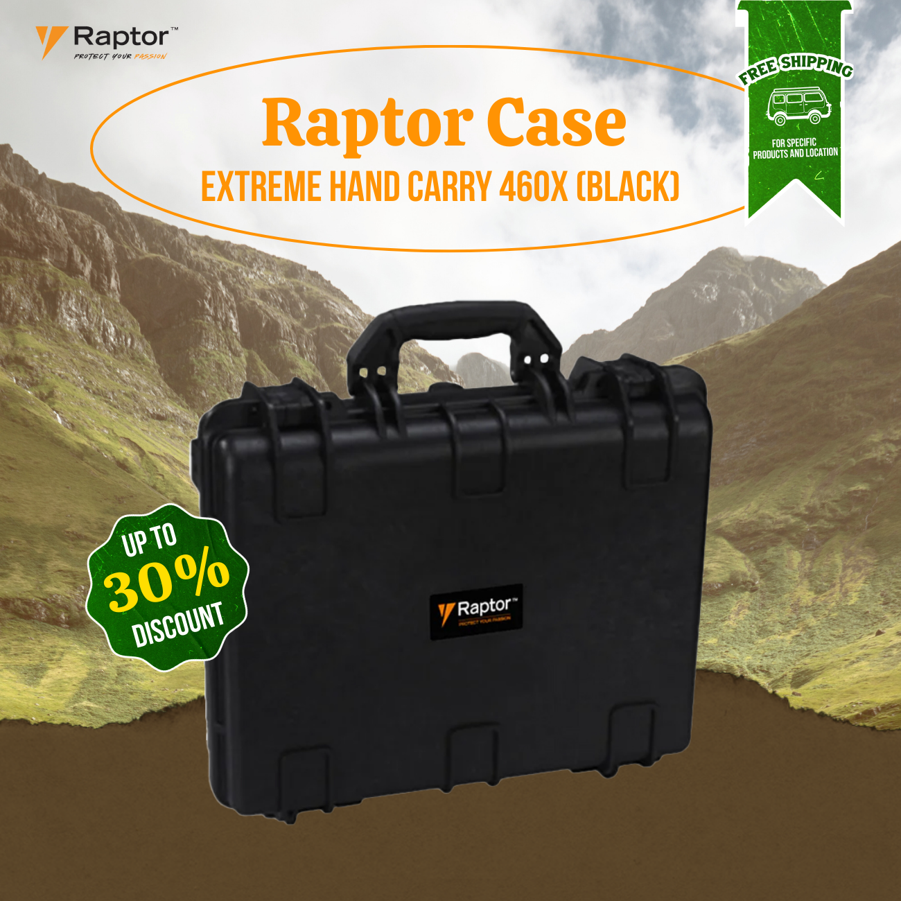 Raptor Case Extreme Hand Carry 460x