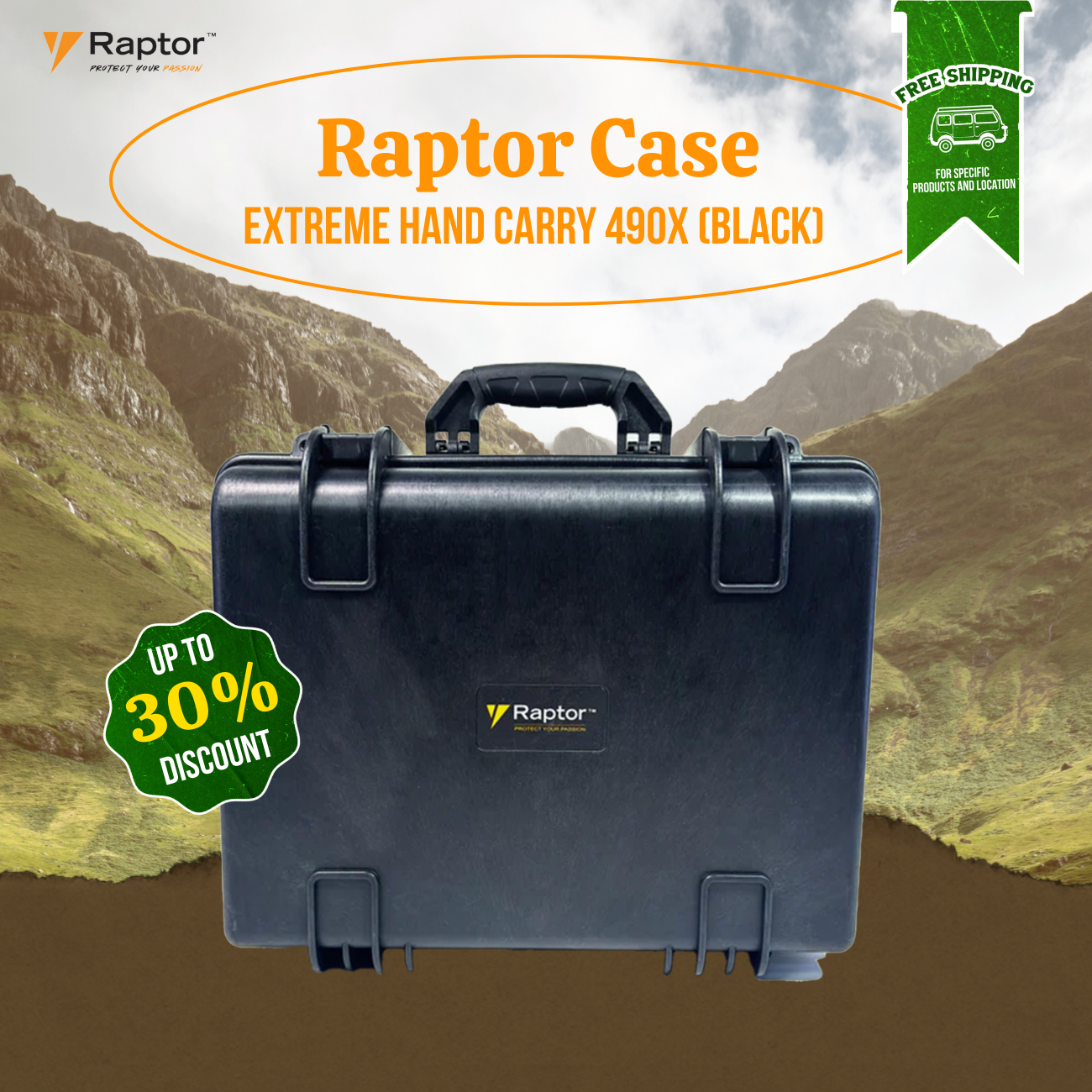 Raptor Case Extreme Hand Carry 490x