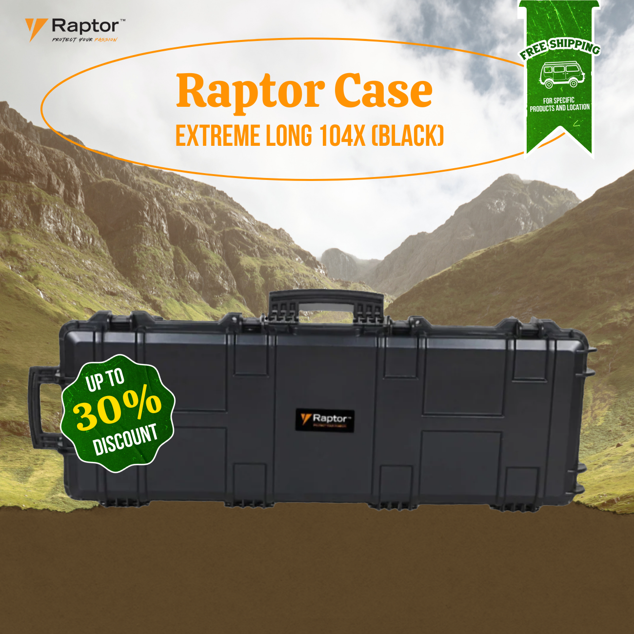 Raptor Case Extreme Long 104x