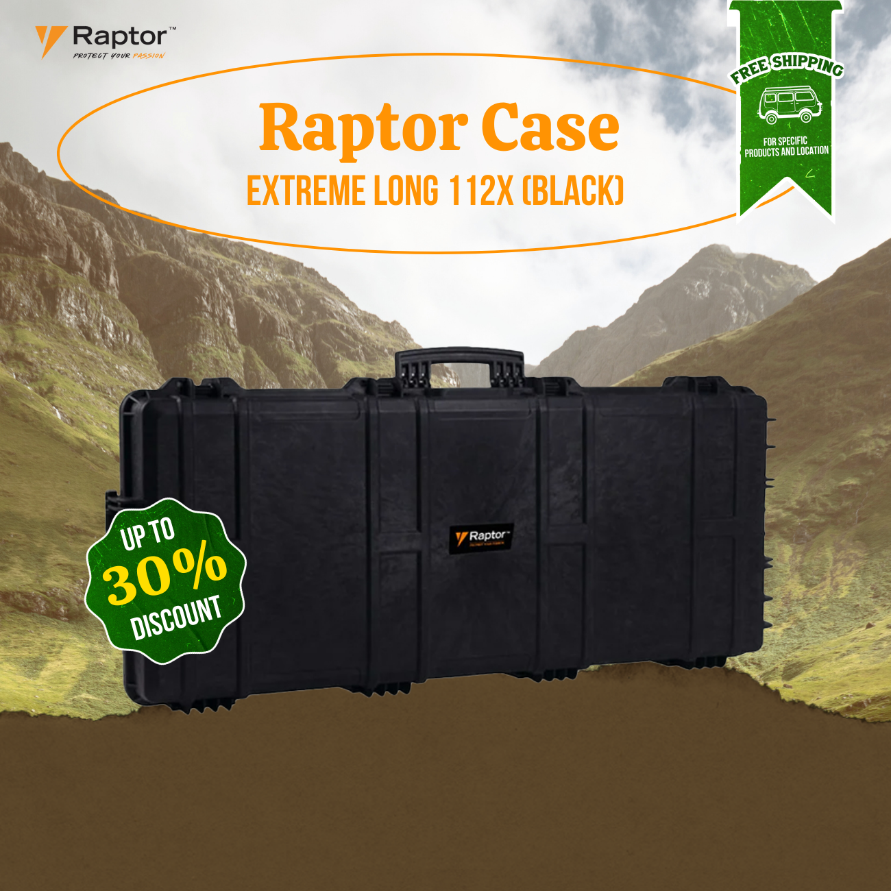 Raptor Case Extreme Long 112x