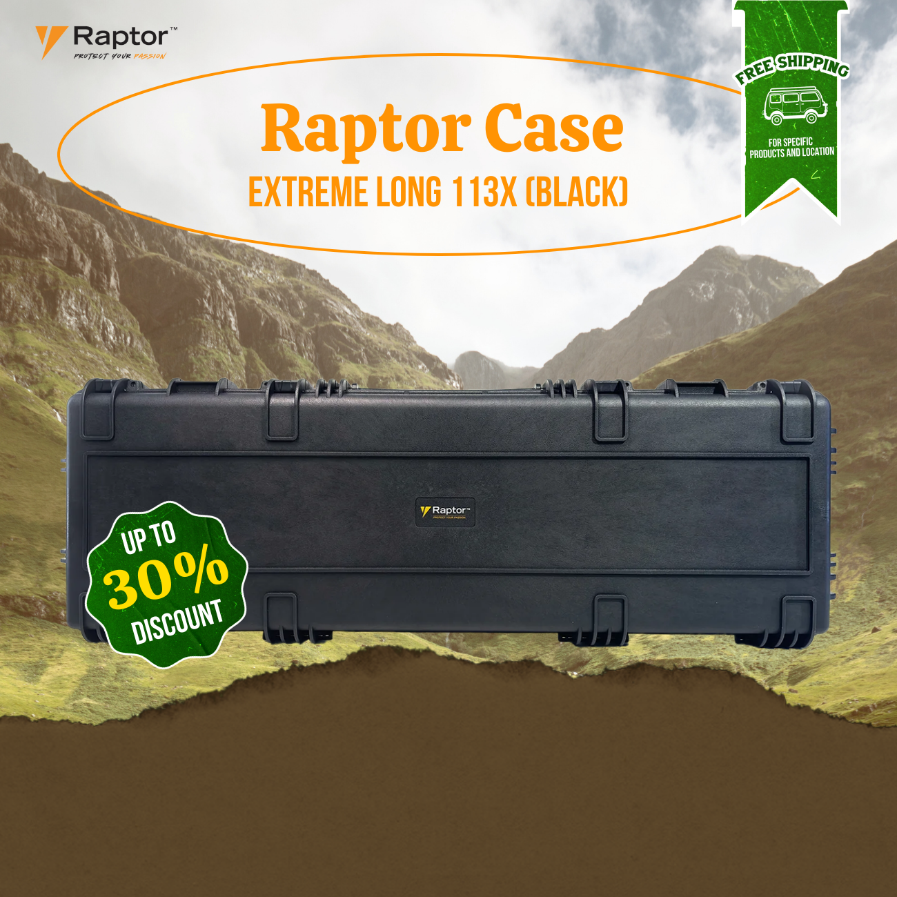 Raptor Case Extreme Long 113x