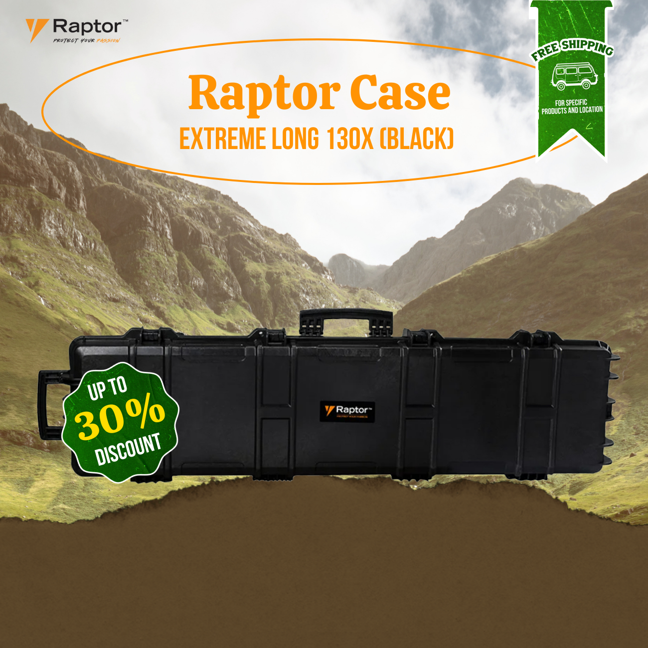Raptor Case Extreme Long 130x