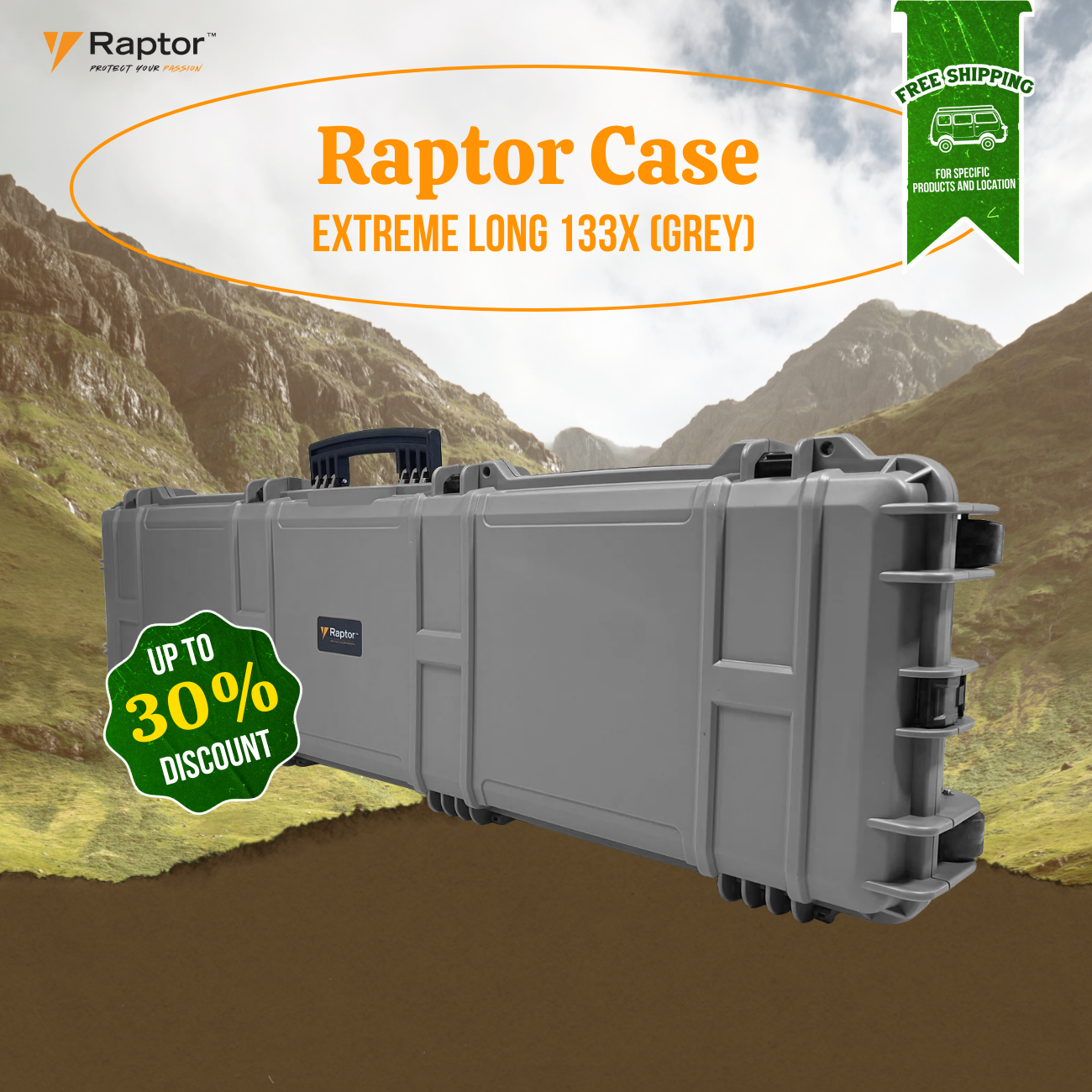 Raptor Case Extreme Long 133x
