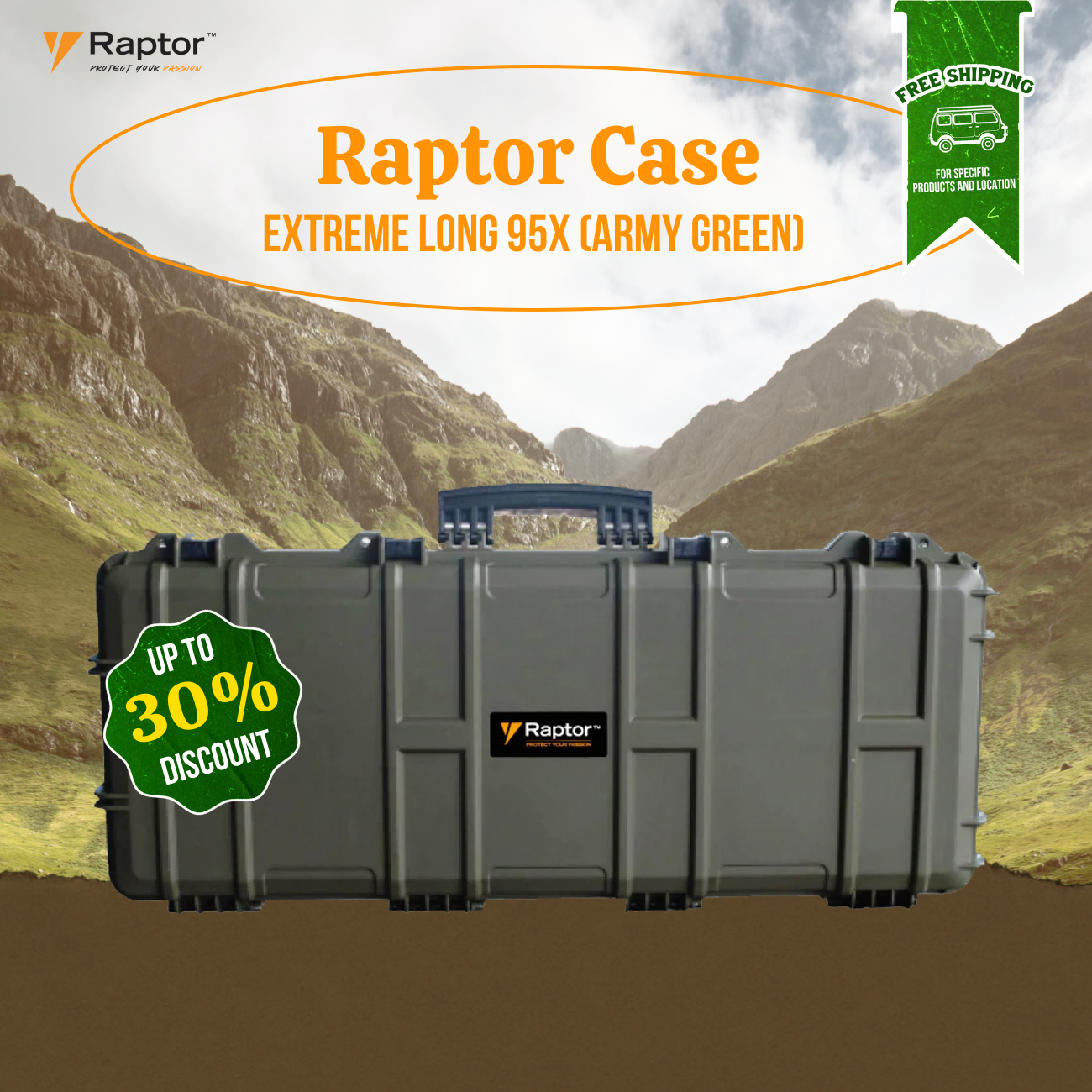 Raptor Case Extreme Long 95x
