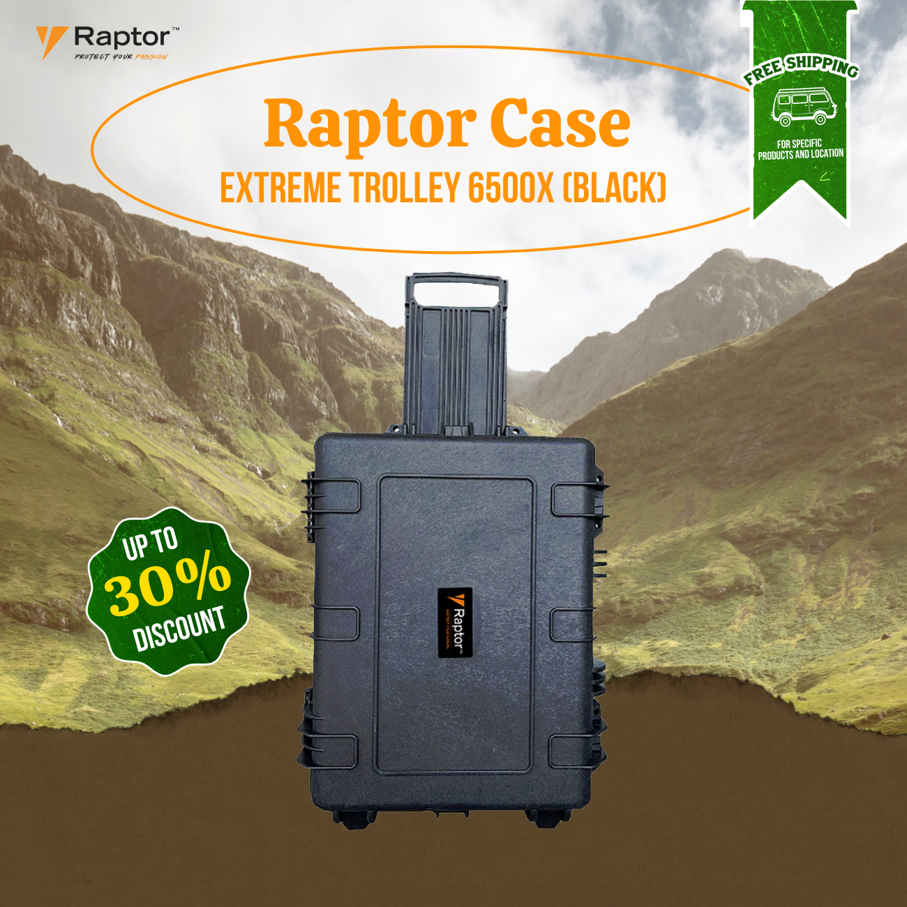 Raptor Case Extreme Trolley 6500x