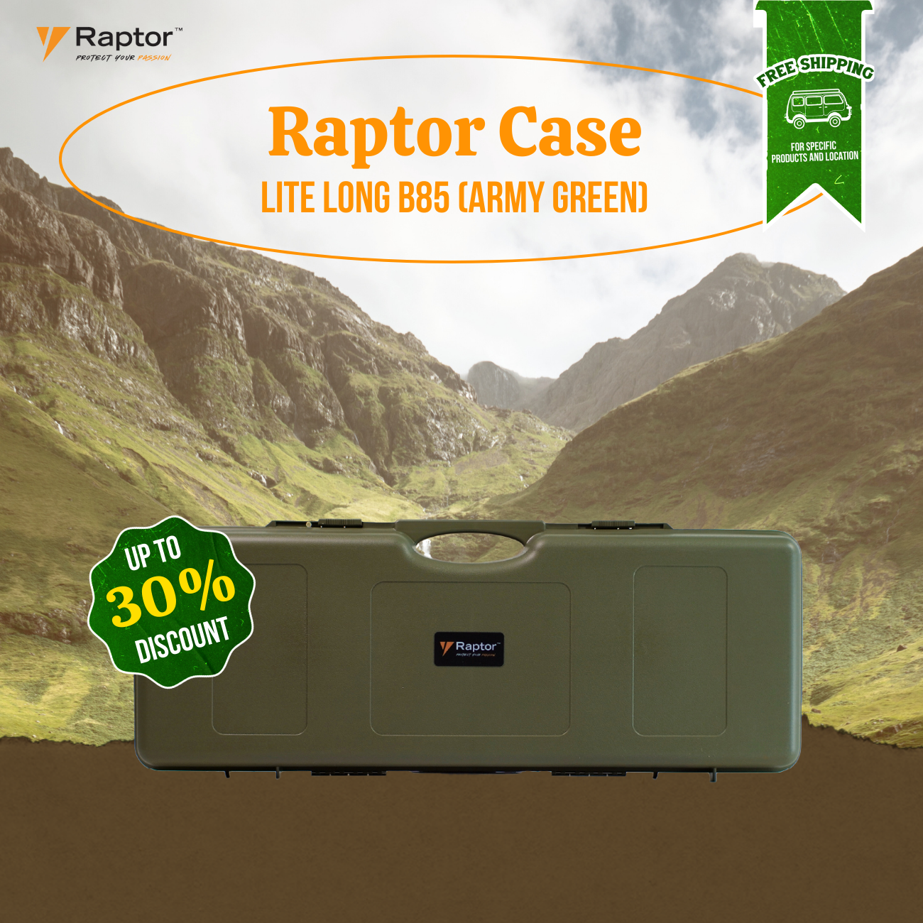 Raptor Case Lite Long B85