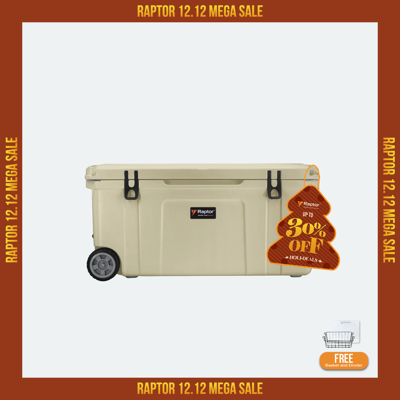 Raptor Cooler Arctic Trolley 120T
