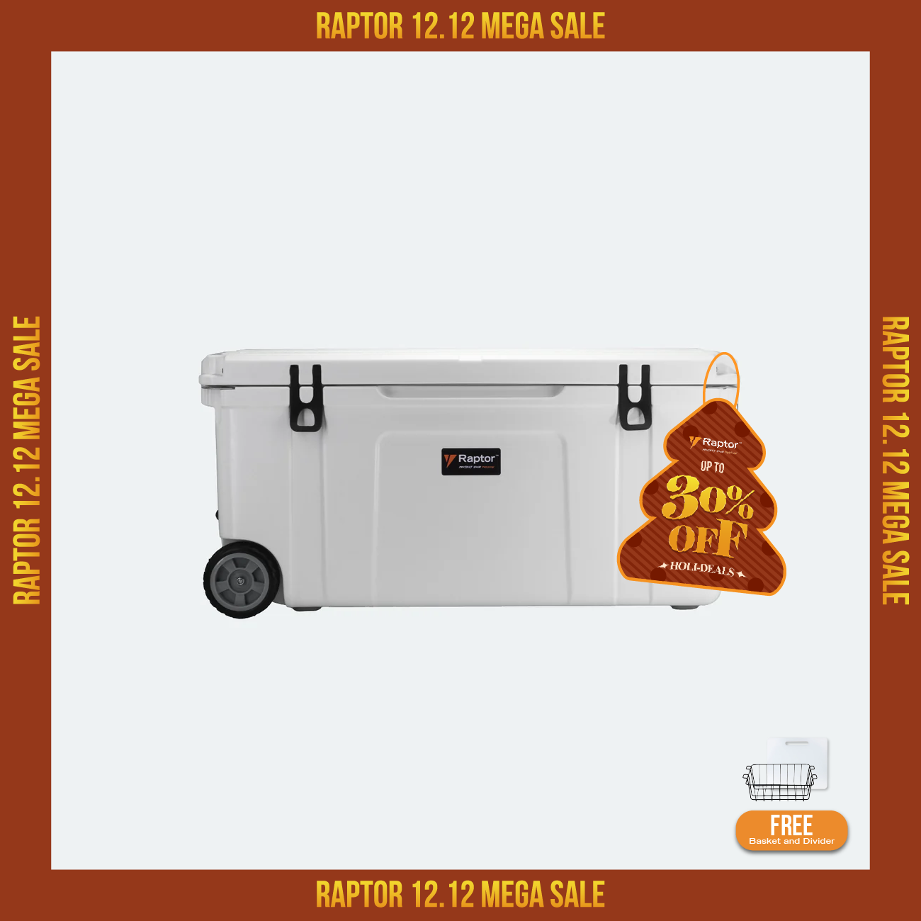 Raptor Cooler Arctic Trolley 120T